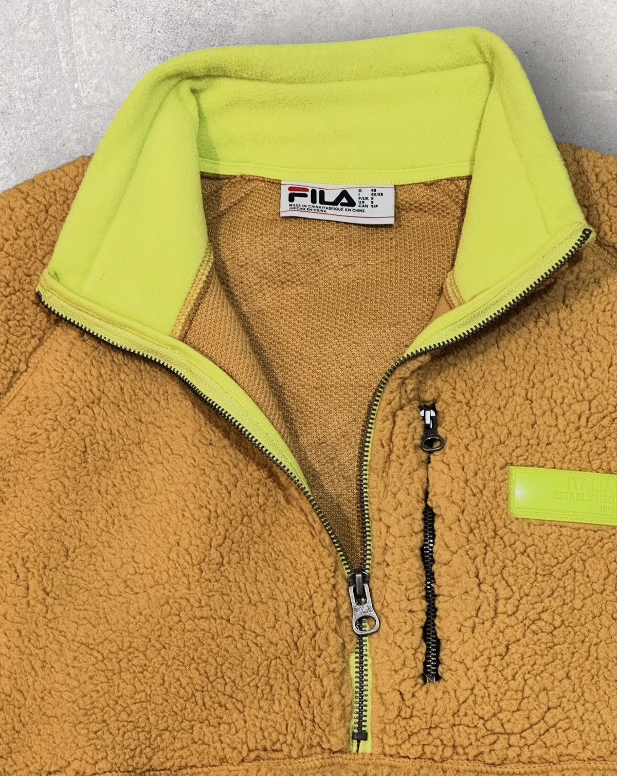 Fila Fila Fleece Pullover Jacket Size US S / EU 44-46 / 1 - 3 Thumbnail