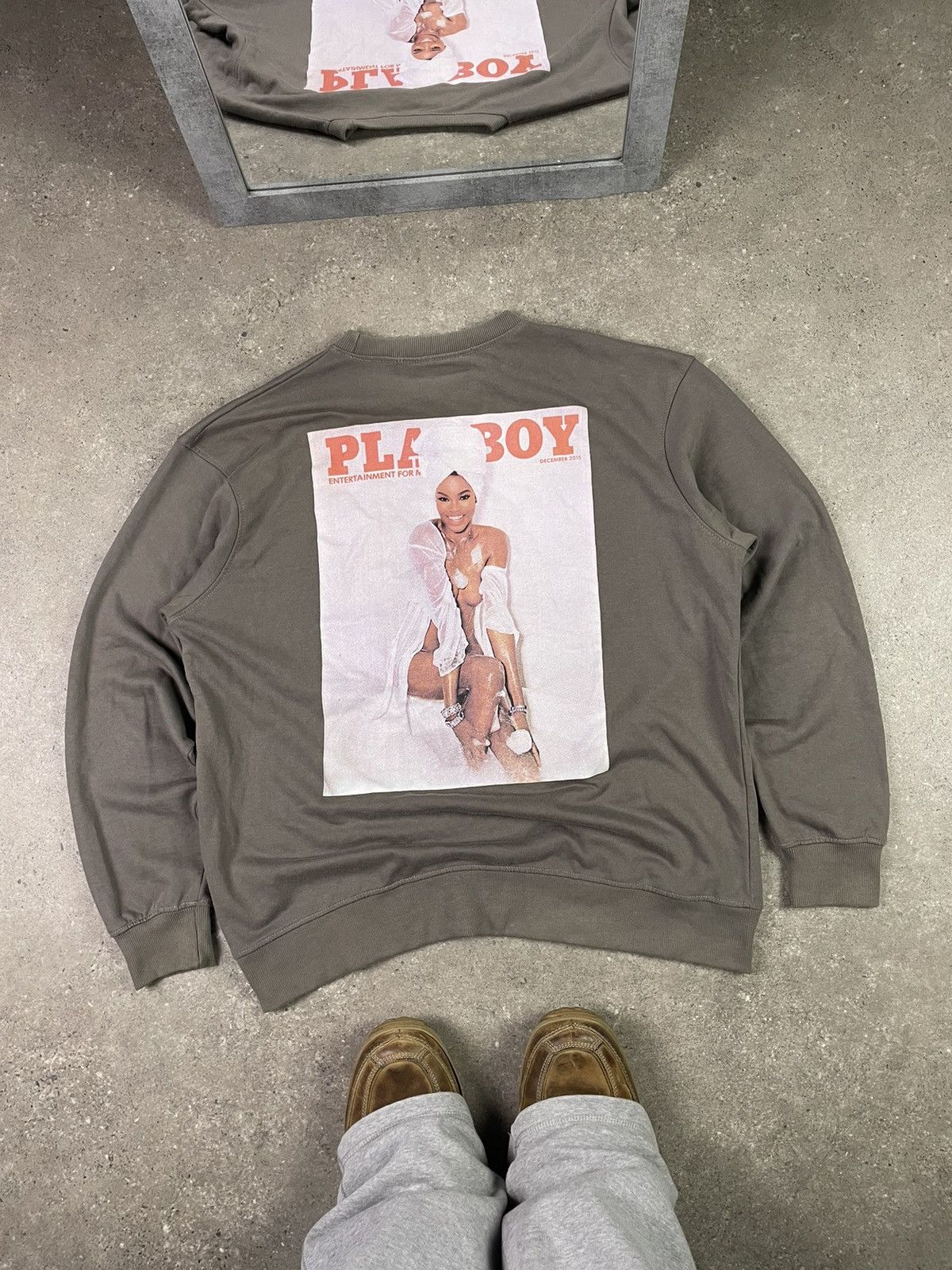 Vintage Playboy x Missguided Graphic Sweatshirt Tops