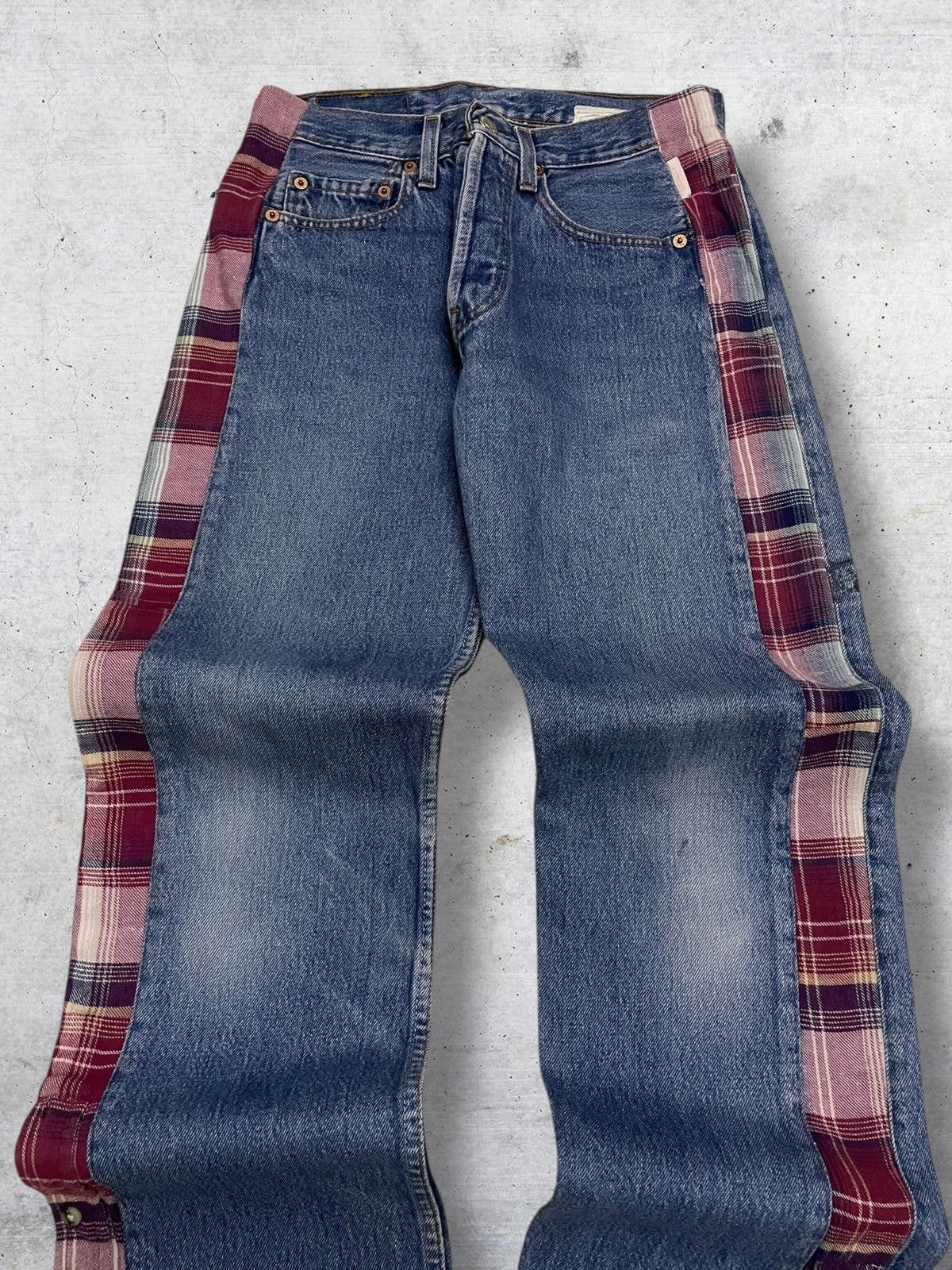 Levi's Vintage Clothing VINTAGE 501 LEVIS USA DESIGNER 90S SAMPLE TAPPED RARE DENIM Size US 28 / EU 44 - 4 Thumbnail
