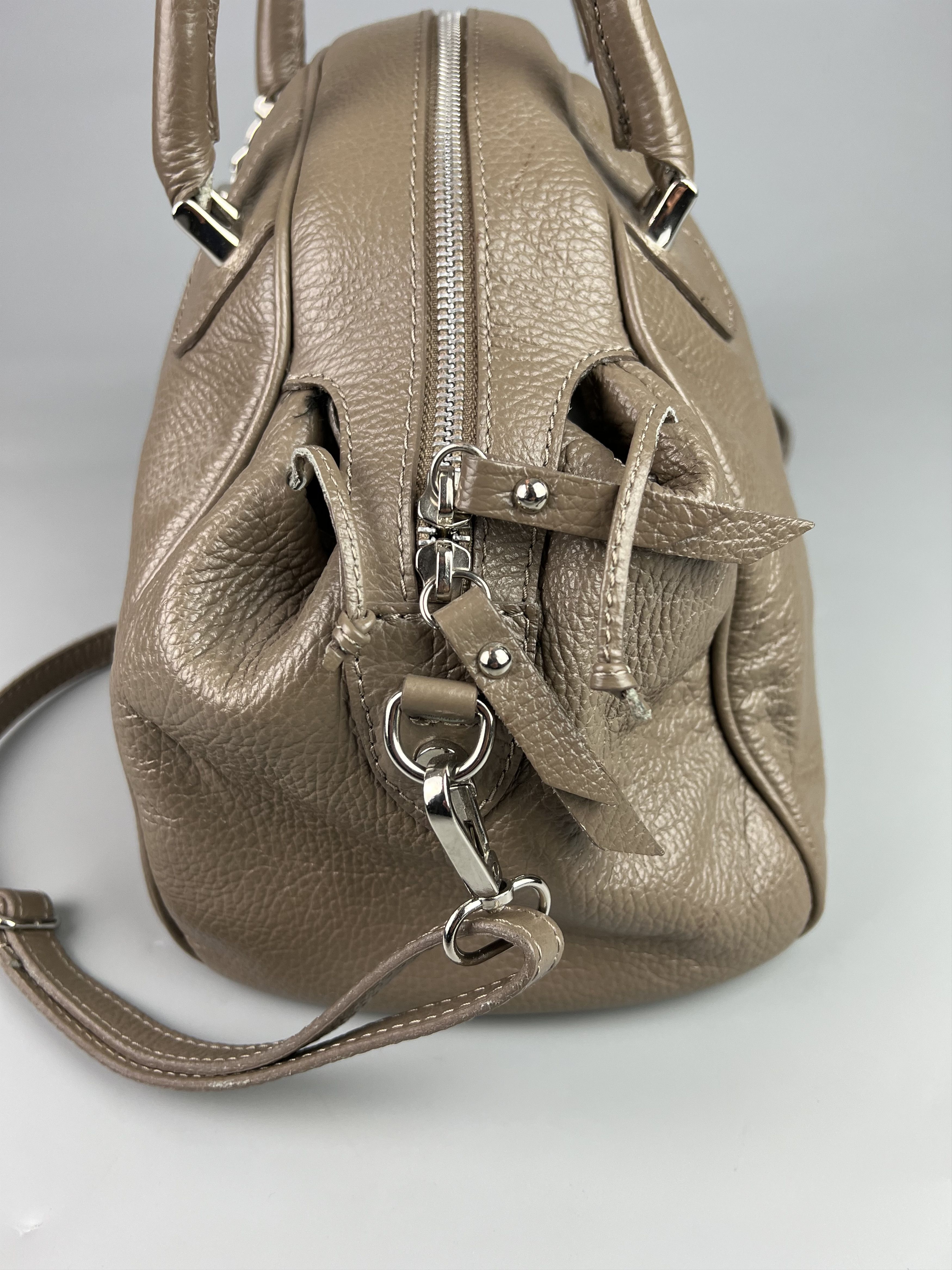 Leather Colonys Brown Leather Shoulder Bag Made in Italy Size ONE SIZE - 3 Thumbnail