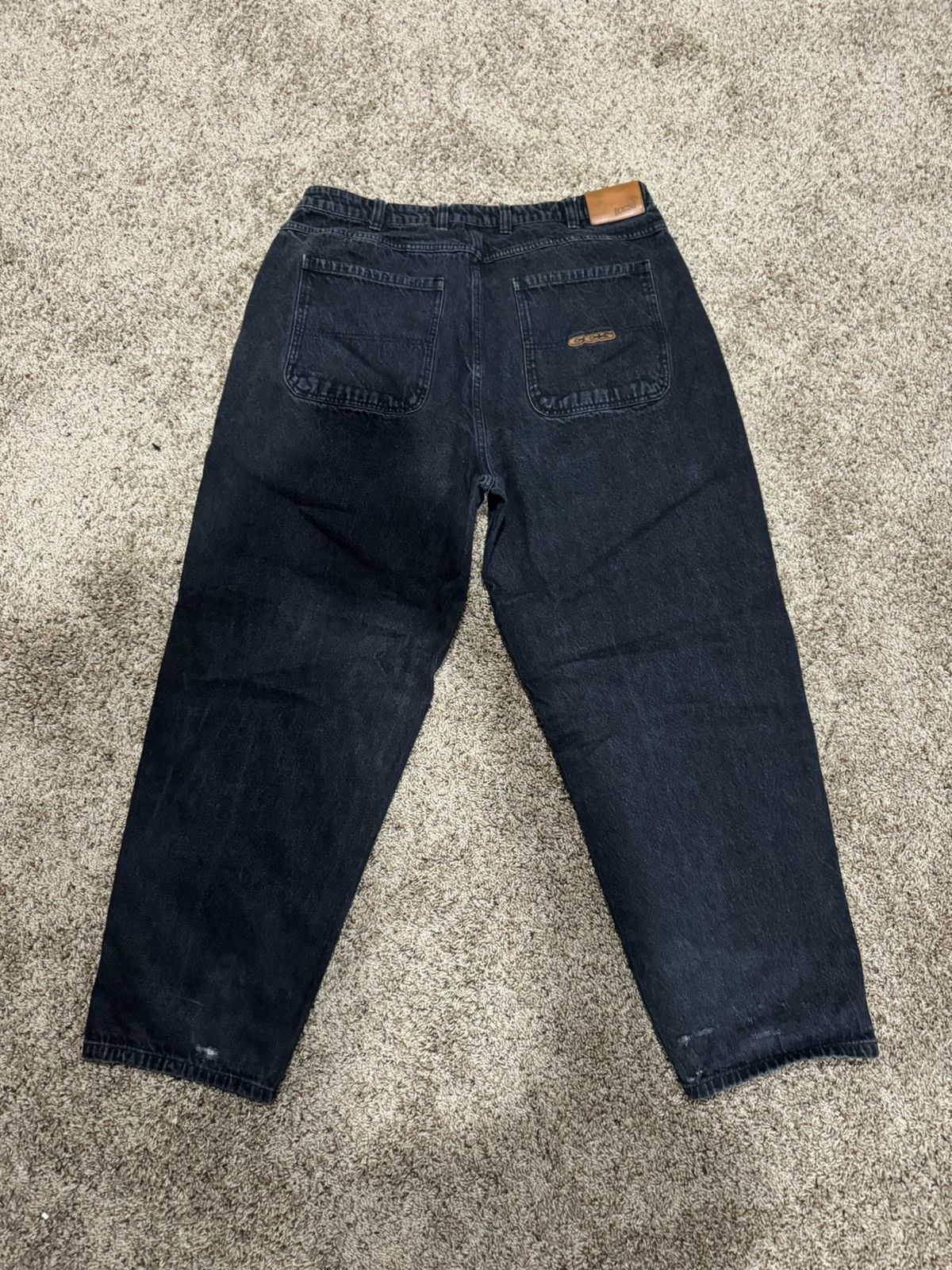 CCS Black baggy tapered skater jeans Size US 38 / EU 54 - 3 Thumbnail
