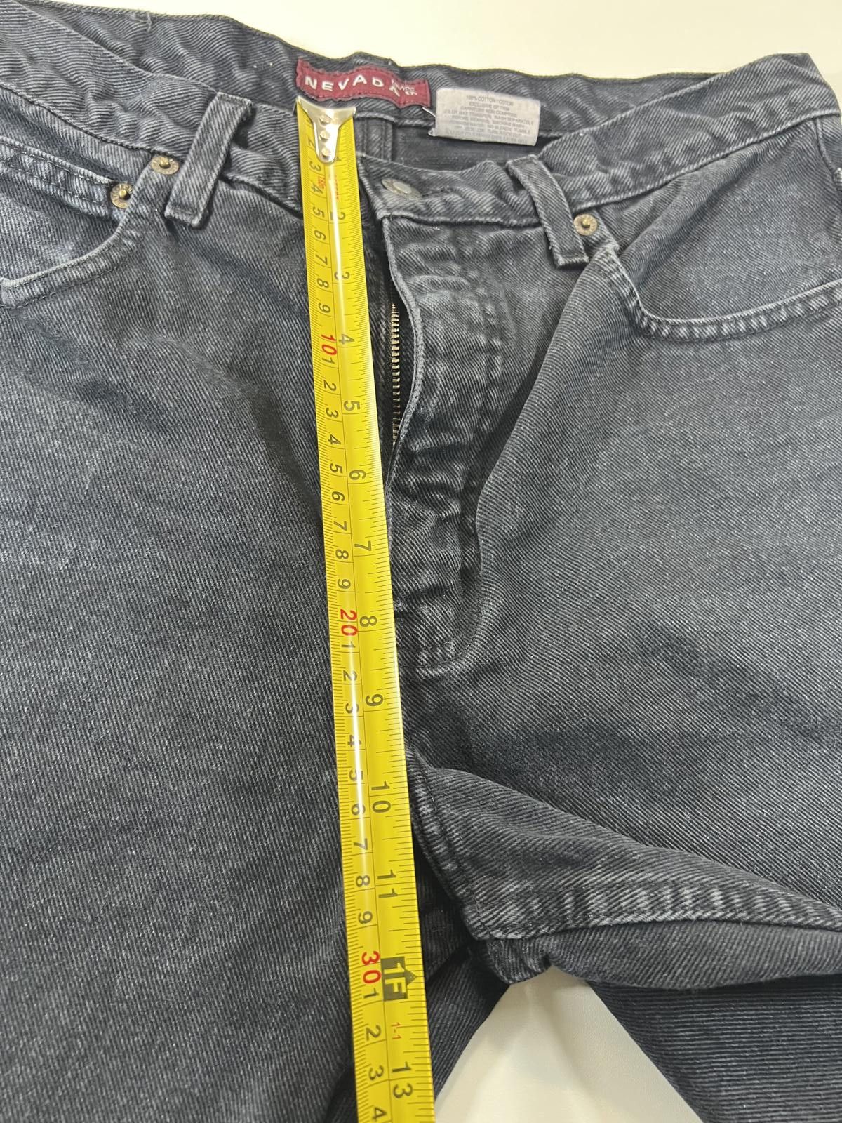 Other Vintage Nevada Black Denim Shorts 34 Size US 34 / EU 50 - 6 Thumbnail