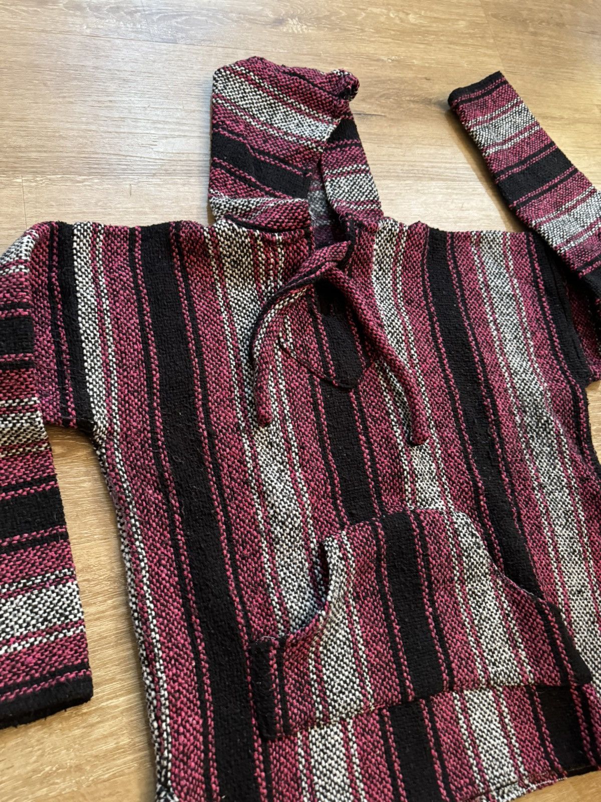 Heimat Textil Vintage 90s Mexican Drug Rug KAPITAL Style The Dude Pullover Size US M / EU 48-50 / 2 - 6 Thumbnail
