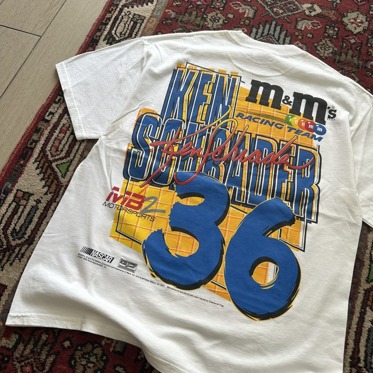 Vintage 2001 M&M’s NASCAR Racing Tee Double Sided Vintage Size US L / EU 52-54 / 3 - 8 Thumbnail