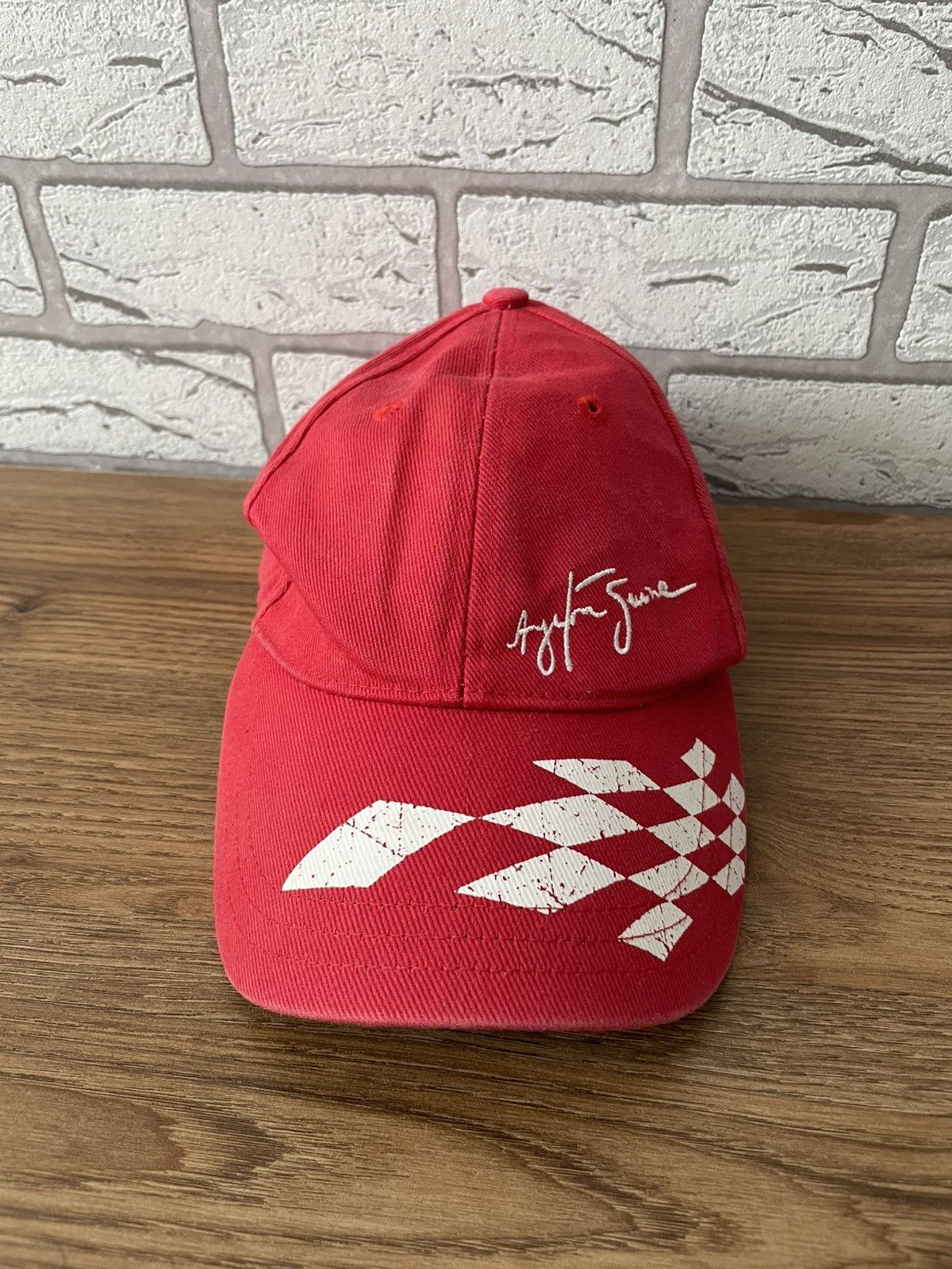 Formula 1 × Vintage RARE 90s Ayrton Senna Vintage Diadora Hat Cap Y2K F1 Hype Size ONE SIZE - 5 Thumbnail