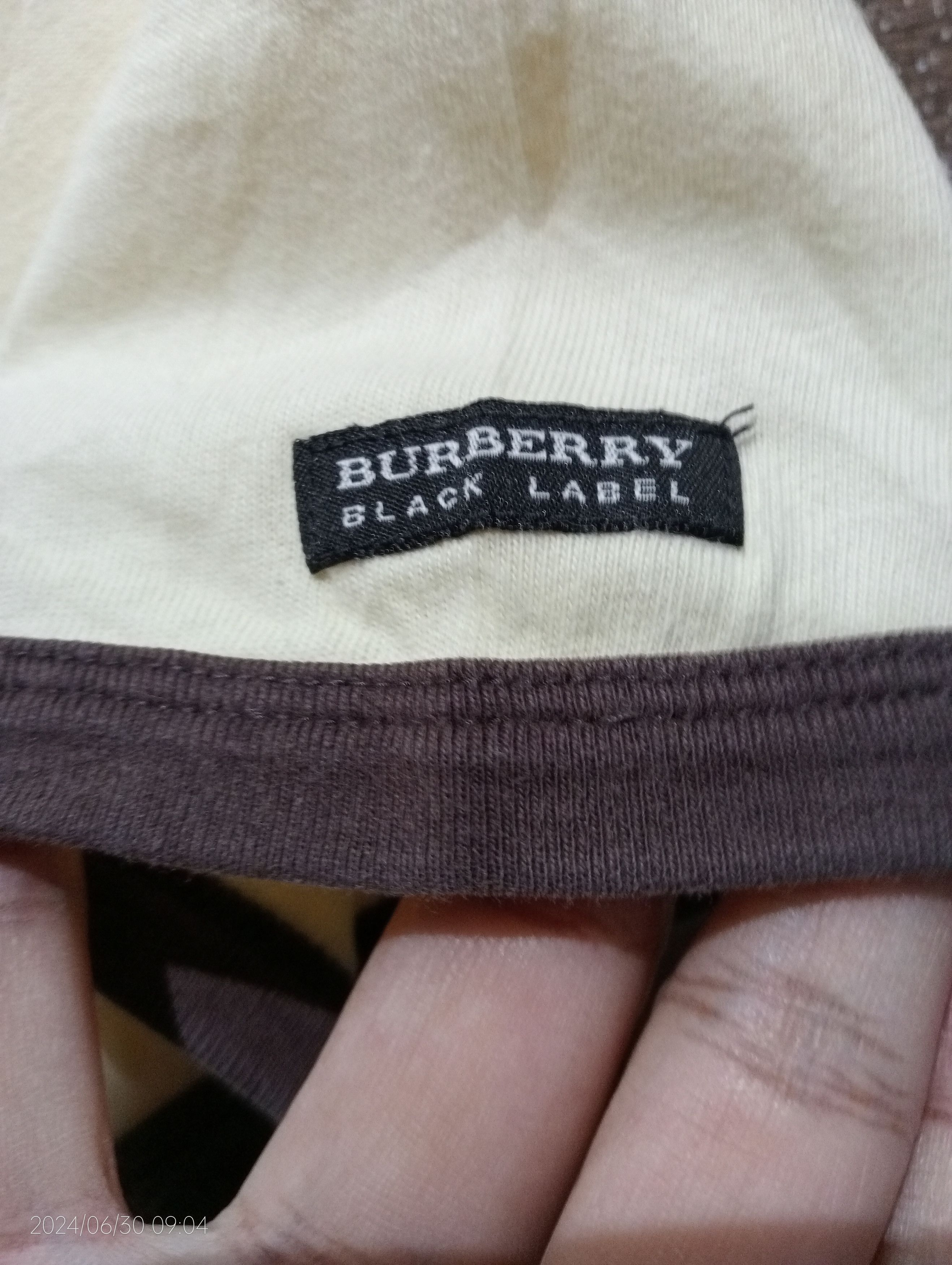 Burberry Vintage Burberry Surfboards Ringer Tee Very Rare Size US L / EU 52-54 / 3 - 3 Thumbnail
