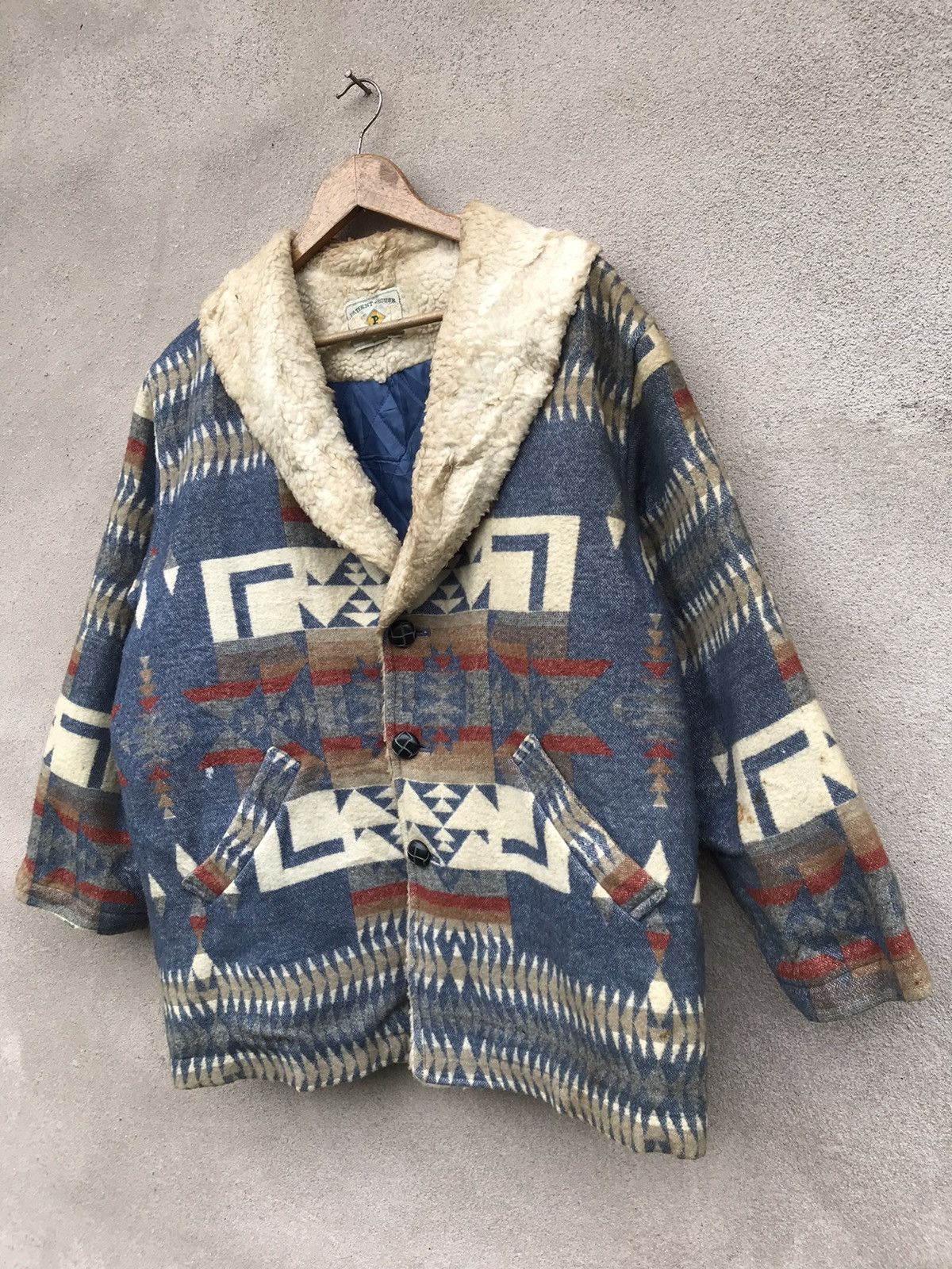 Vintage NARRATIVE NAVAJO SHERPA JACKET Size US M / EU 48-50 / 2 - 3 Thumbnail