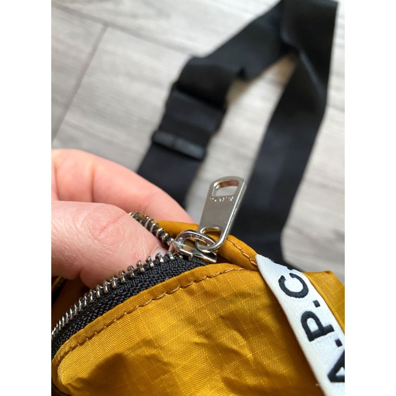 A.P.C. A.P.C Nylon Crossbody Bag Unisex Adults Yellow Crossbody Bag Nylon Unisex Yellow A.P.C Size ONE SIZE - 4 Thumbnail