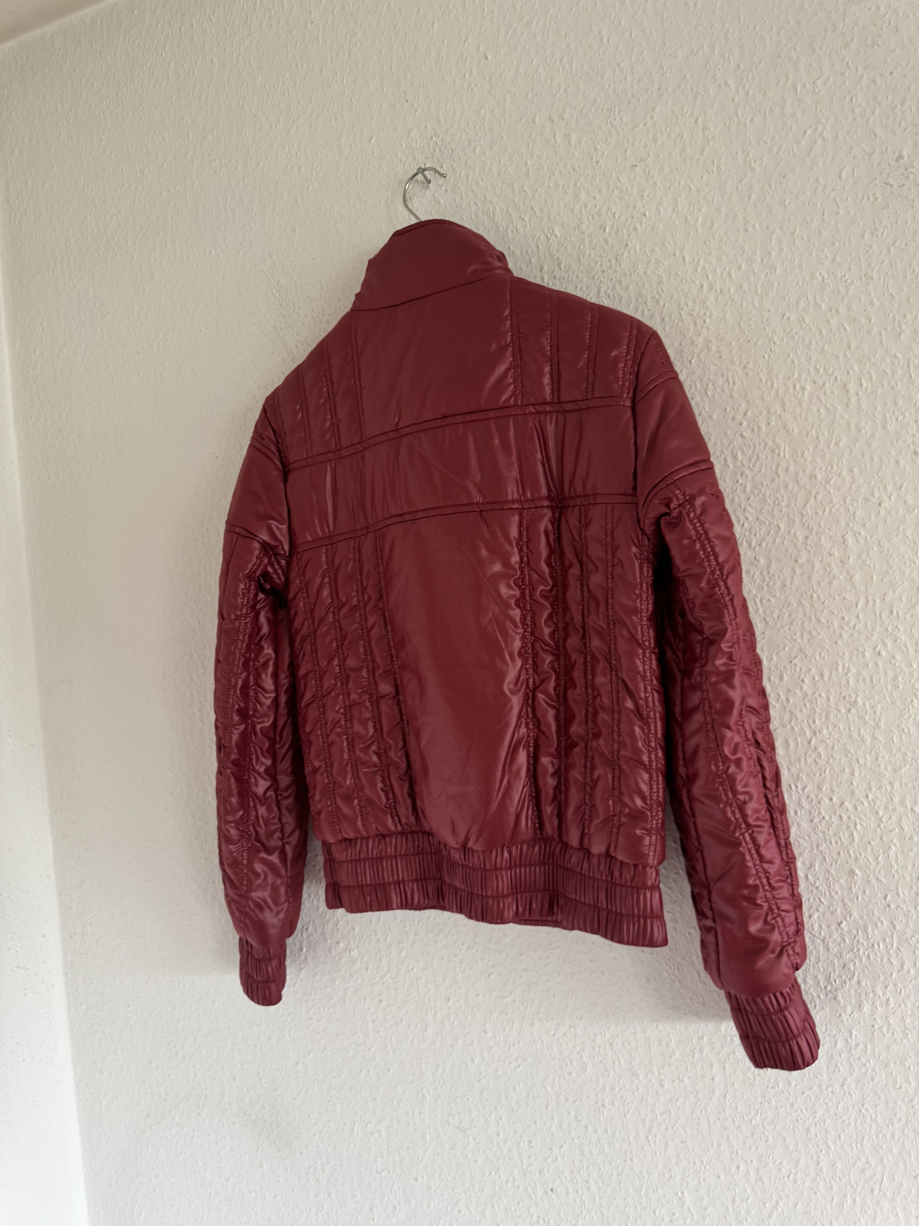 Just Cavalli Glossy Red Down Style Puffer Jacket Size US S / EU 44-46 / 1 - 12 Thumbnail