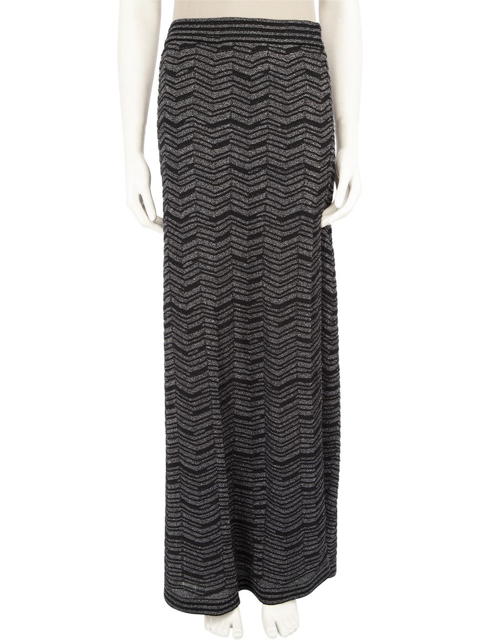 Missoni Black Metallic Knitted Maxi Skirt Grailed