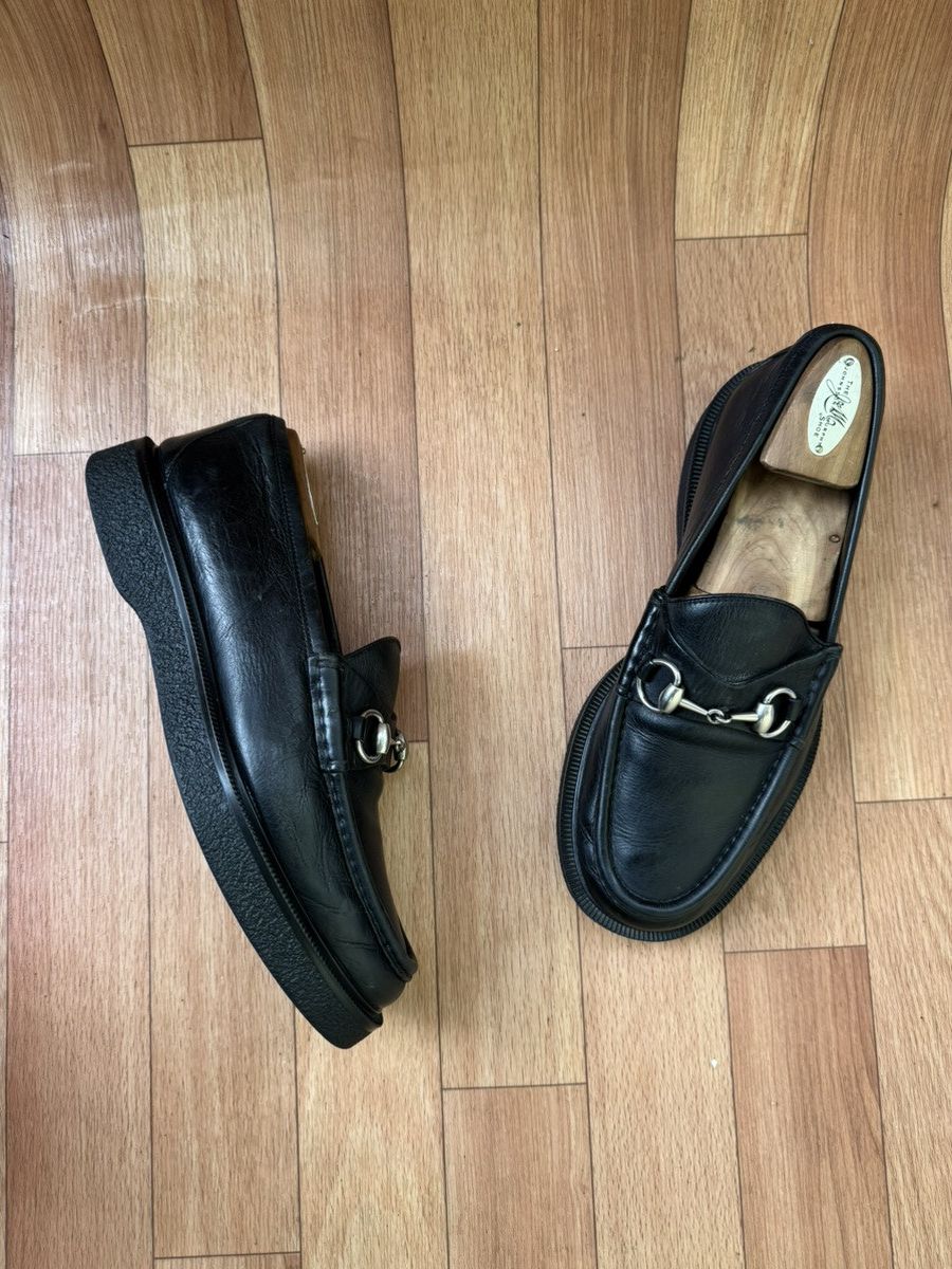 Gucci Gucci Horsebit Loafers platforms Size US 6.5 / EU 39-40 - 10 Thumbnail
