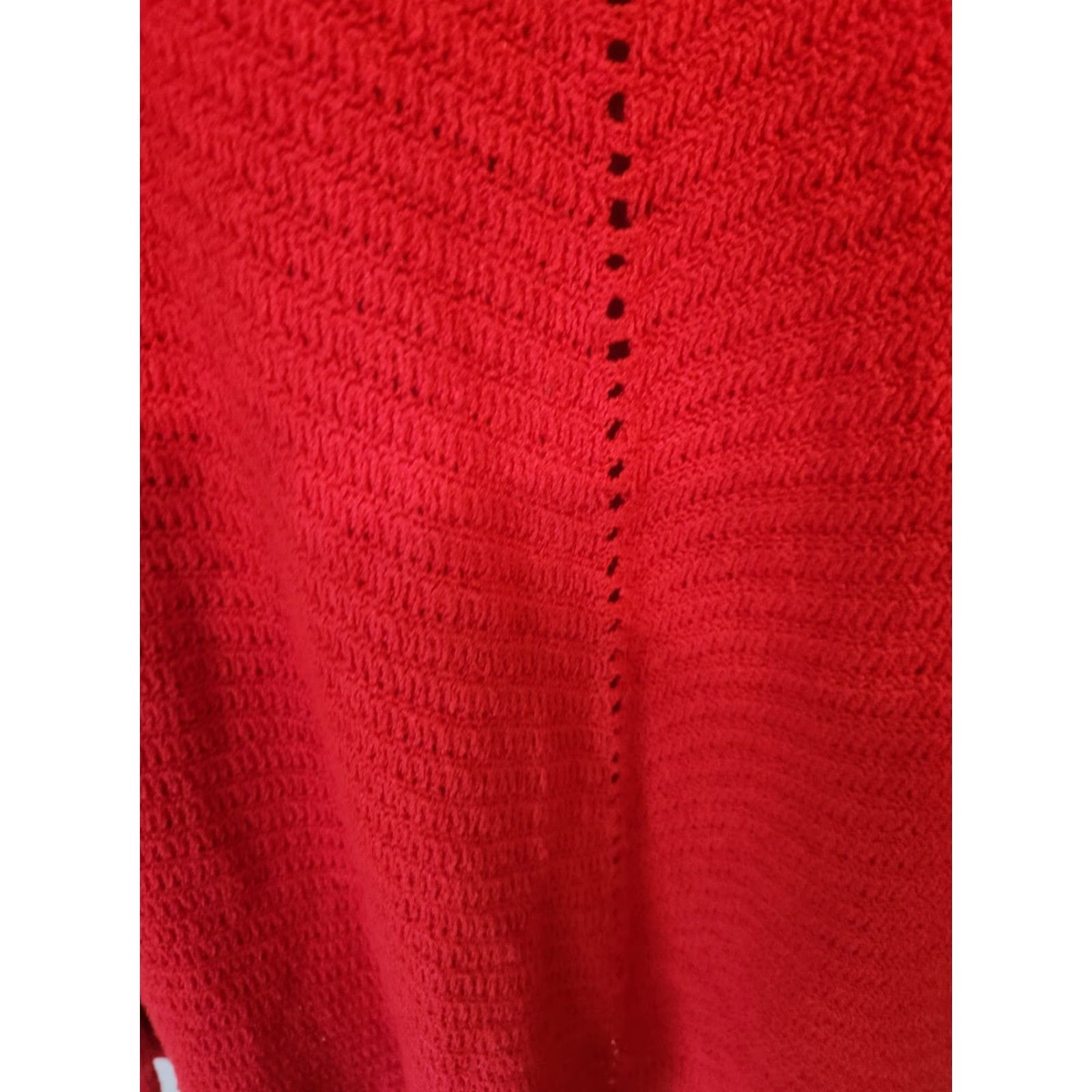 Vintage VINTAGE NWT Knox Rose Sweater Blousy Red 4X Plus Hippie Boho Pullover Long Sleeve Round Neck Women Mens? Size XXL / US 16-18 / IT 52-54 - 3 Thumbnail