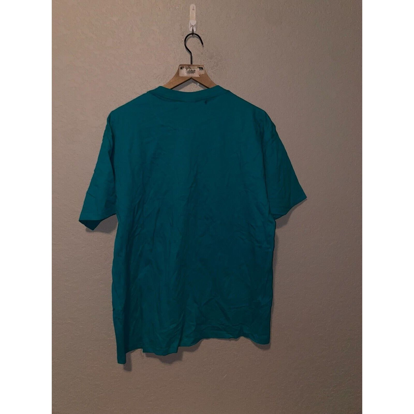 Jerzees Vintage Wisconsin Flower Shirt Teal Tee VTG 90s 1998 Large Size US XL / EU 56 / 4 - 8 Thumbnail