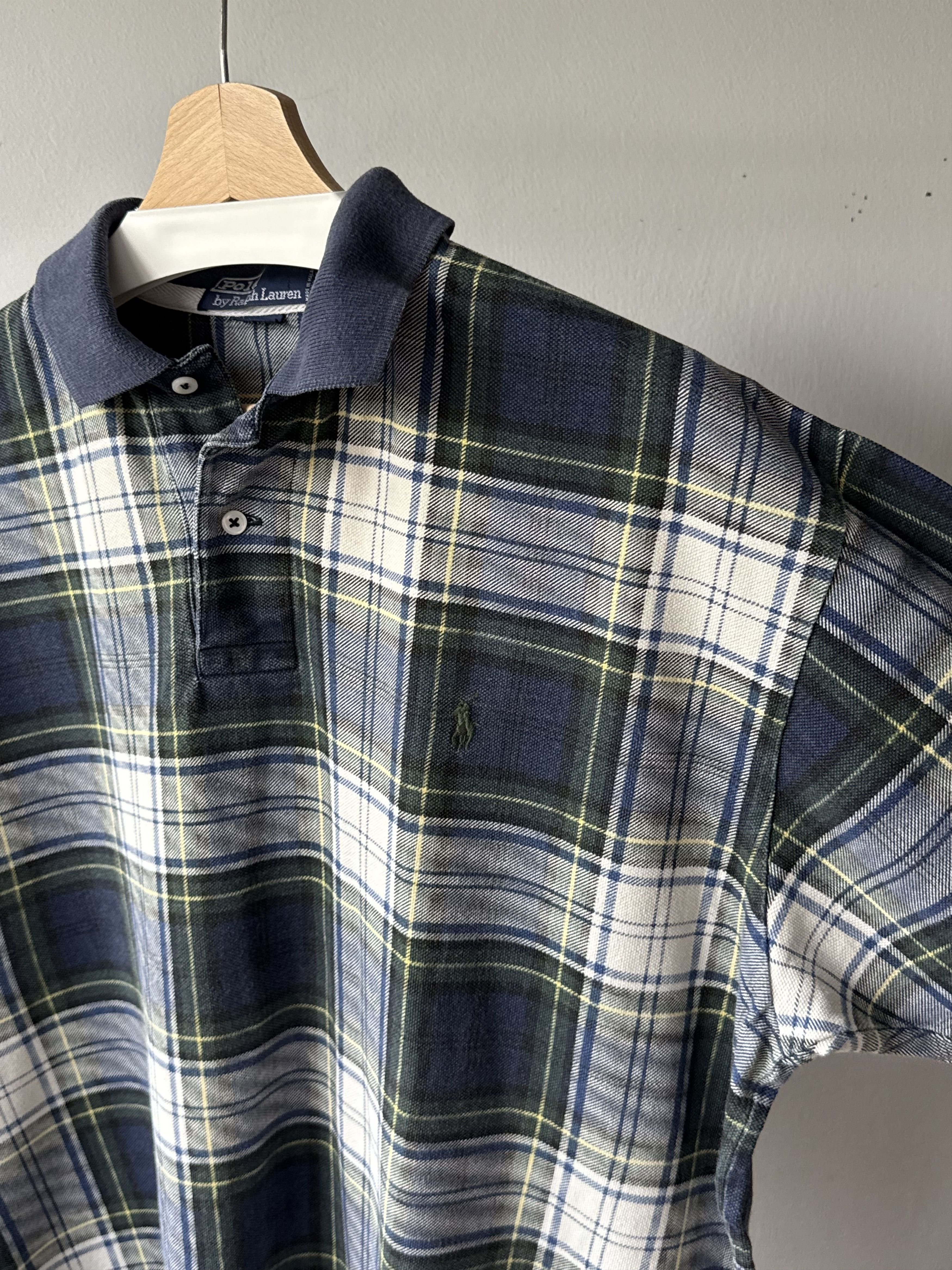 Polo Ralph Lauren Vintage 90s Polo by Ralph Lauren Tartan Plaid Polo Shirt Size US L / EU 52-54 / 3 - 9 Thumbnail
