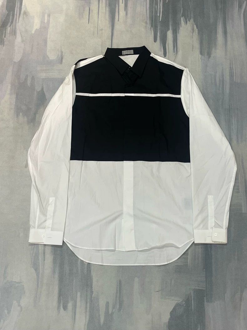 Dior Dior Black and white shirt Size US XXS / EU 40 - 1 Thumbnail
