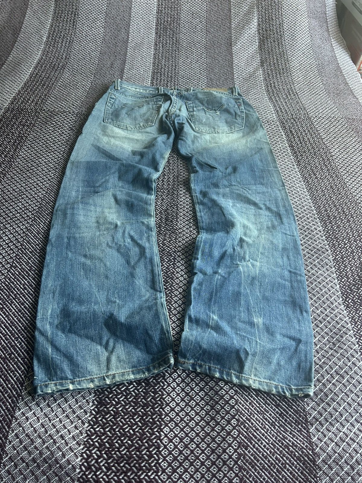 Replay Vintage Replay Denim Washed Distressed Jeans Japanese Vibe Size US 31 - 14 Thumbnail