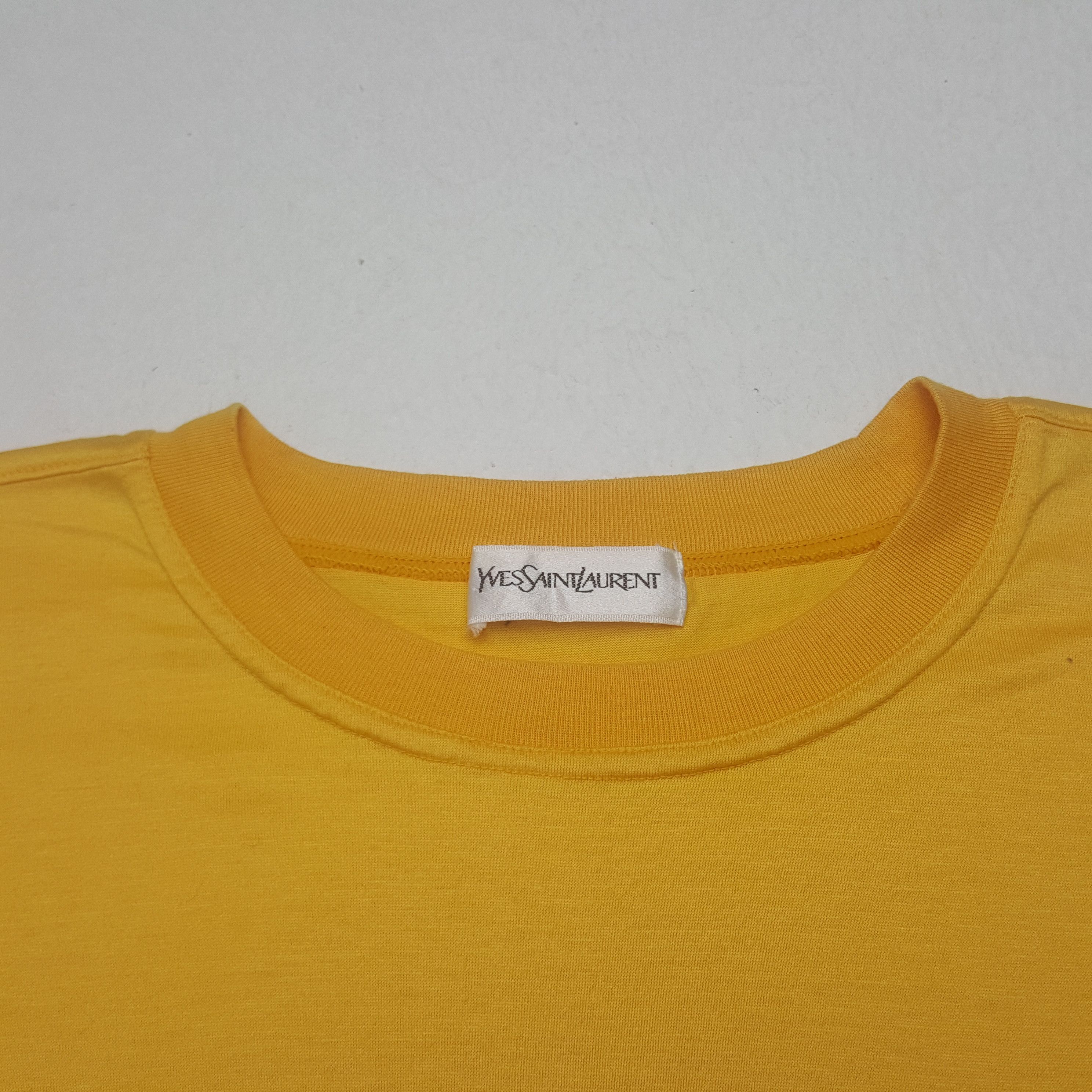 Vintage × Yves Saint Laurent Vintage Yves Saint Laurent Italian Brand Pocket Tshirt Size US L / EU 52-54 / 3 - 4 Thumbnail
