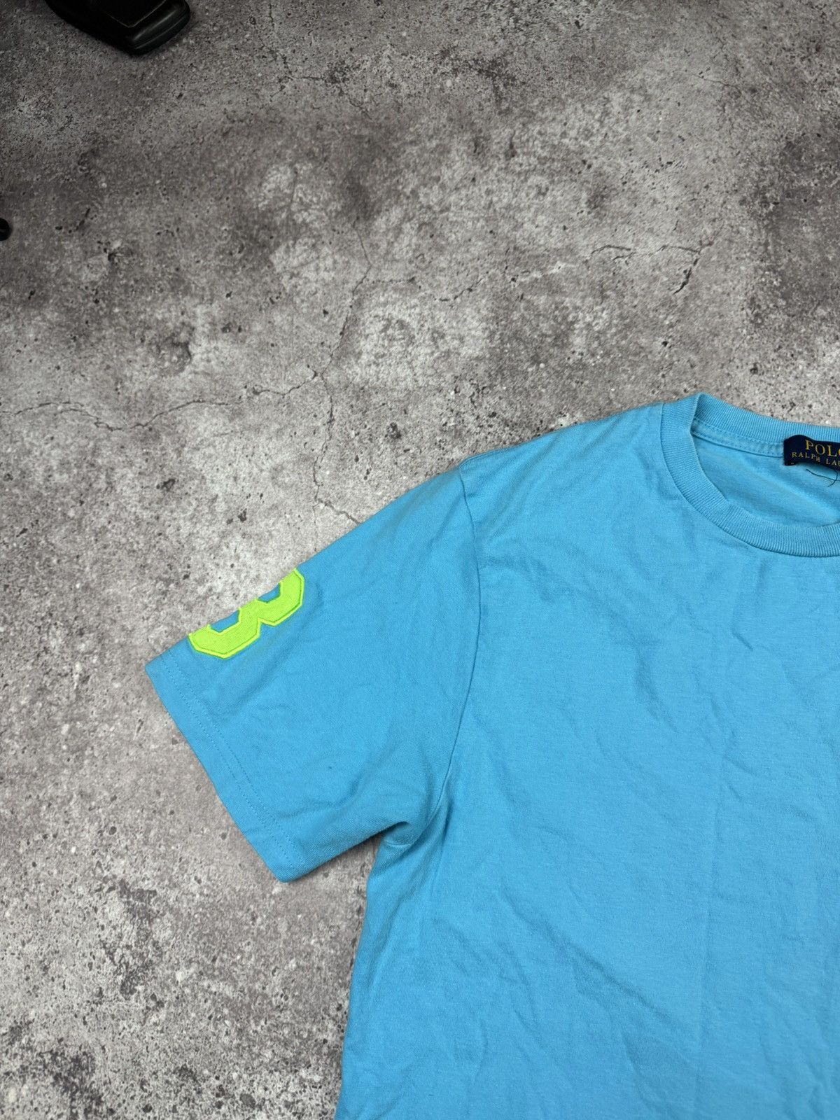 Polo Ralph Lauren Vintage Polo Ralph Lauren Number 3 Polo T-Shirt Cheef Keef Size US L / EU 52-54 / 3 - 3 Thumbnail