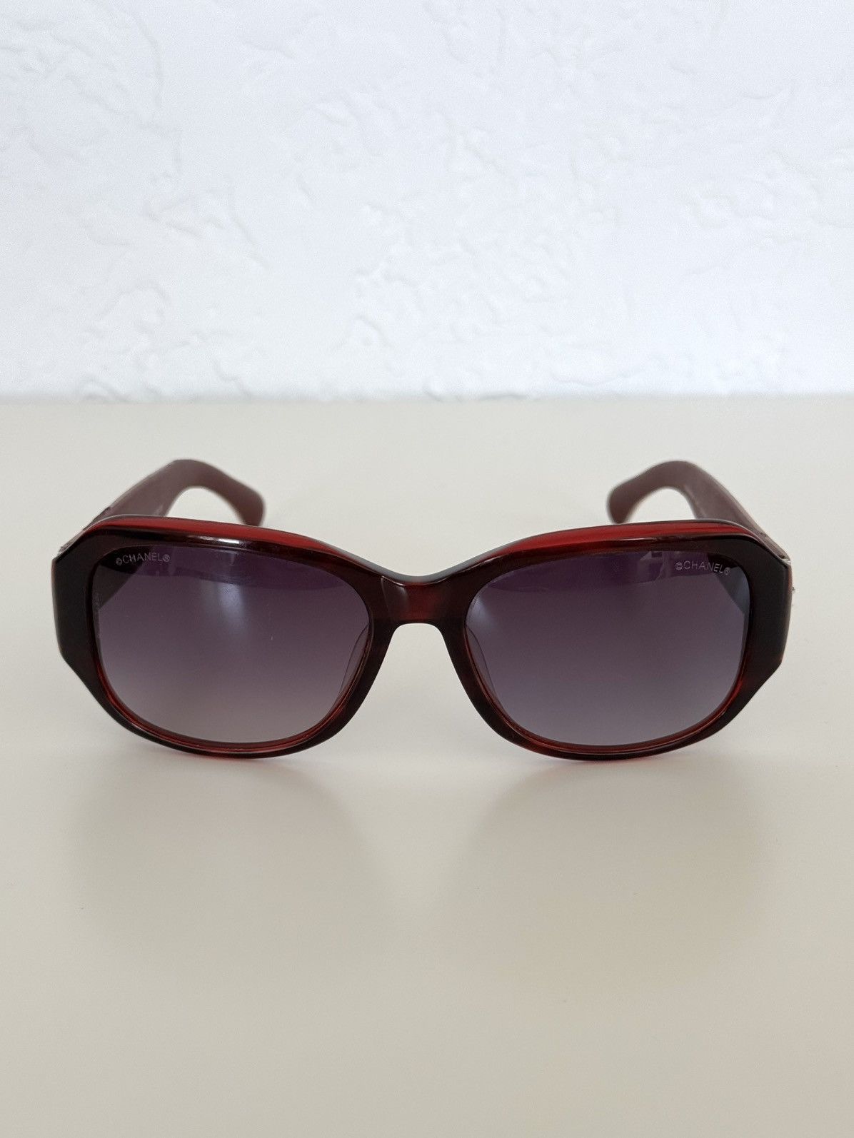Chanel ★ Y2K CHANEL 5240 CC LOGO TWEED SUNGLASSES Size ONE SIZE - 4 Thumbnail