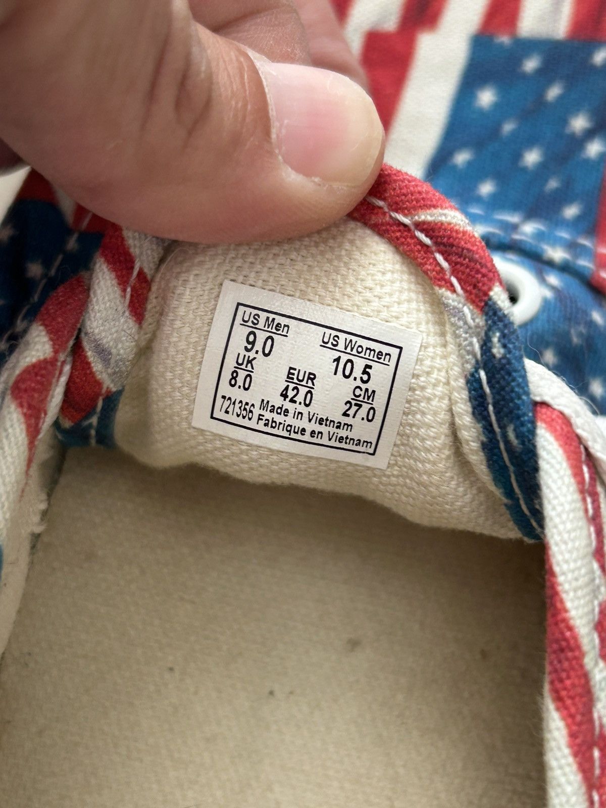 Vans Vans authentic American Flag Shoe Size US 9 / EU 42 - 6 Thumbnail