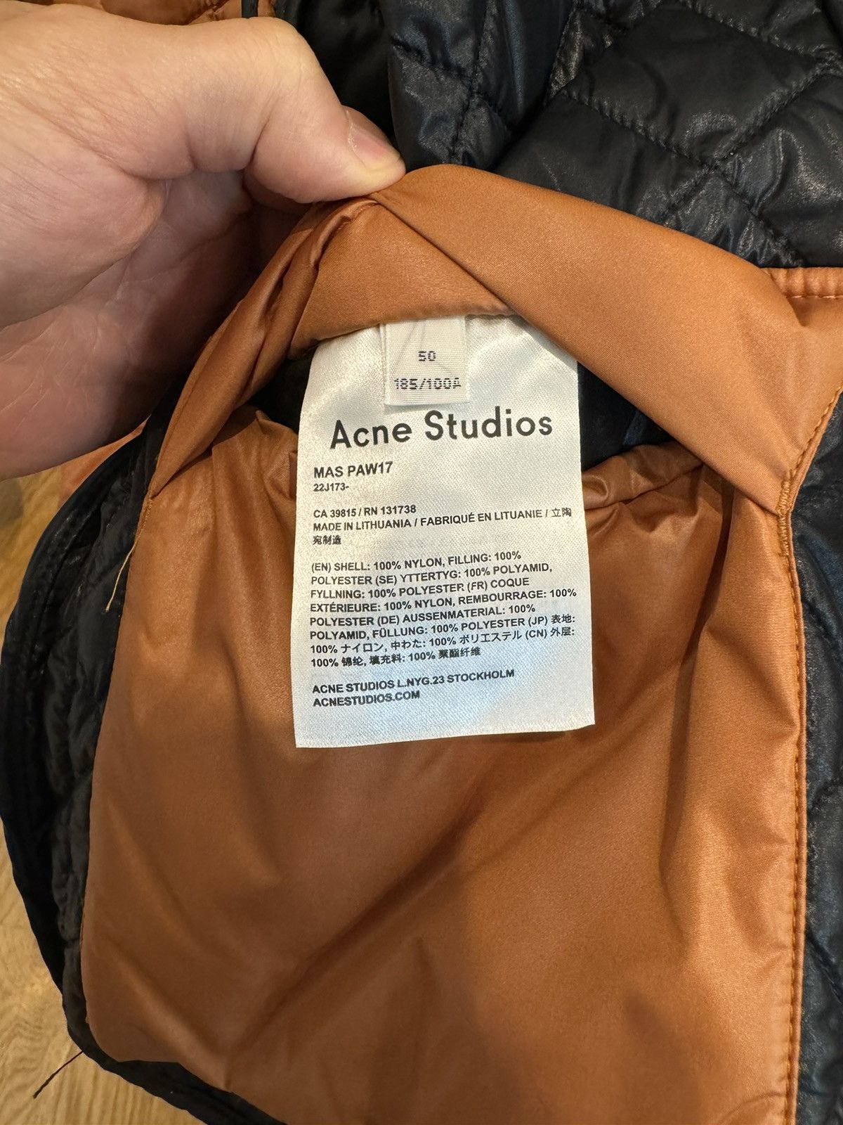 Acne Studios Acne Studio Black/Orange Jacket Size US M / EU 48-50 / 2 - 4 Thumbnail