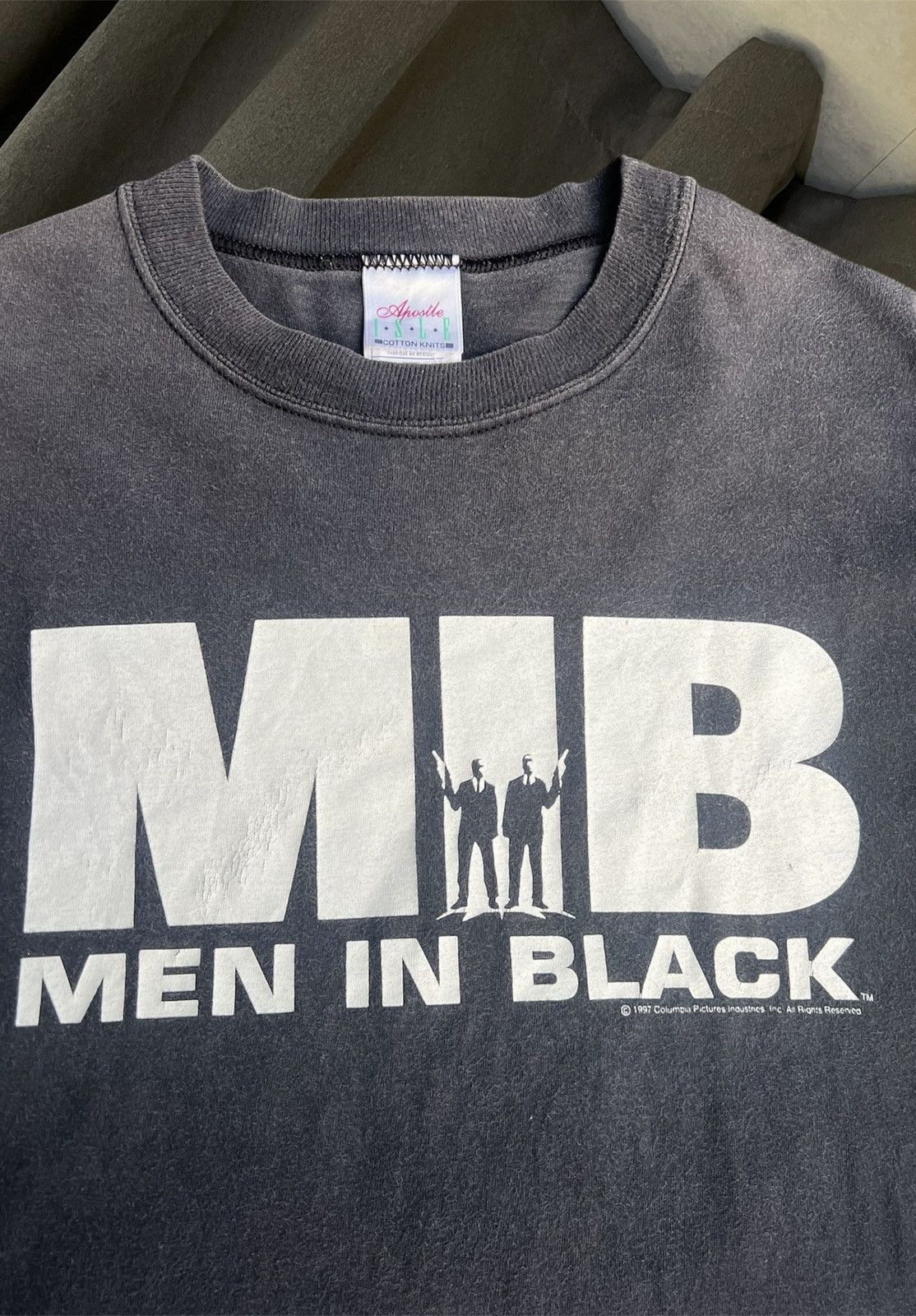 Vintage VINTAGE 90s MEN IN BLACK MOVIE PROMO TEE Size US L / EU 52-54 / 3 - 13 Thumbnail