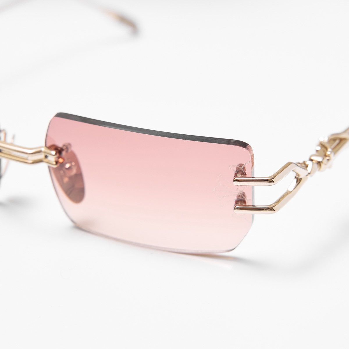 Chrome Hearts CHROME HEARTS LORDIE GOLD PLATED SUNGLASSES Size ONE SIZE - 3 Thumbnail