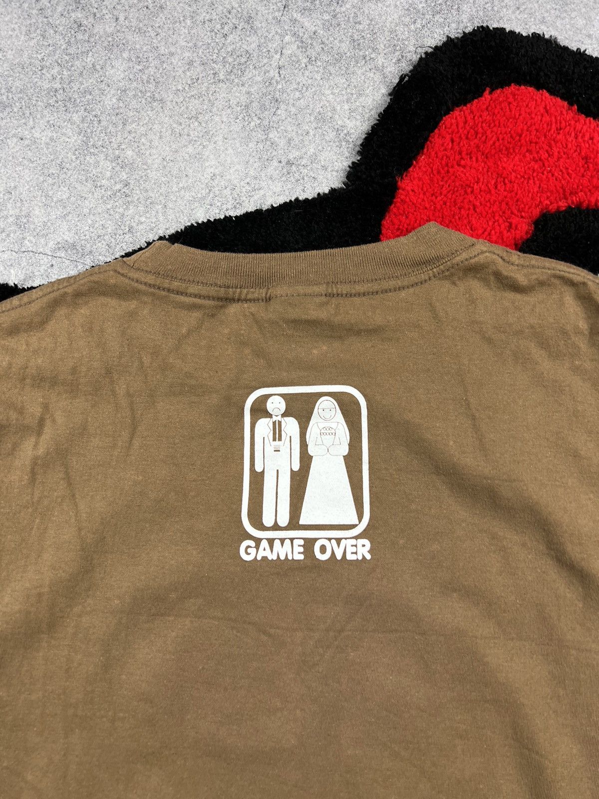 Japanese Brand Vintage Adult Y2K Game Over Faded Japanese Humor Tee Shirt Size US L / EU 52-54 / 3 - 7 Thumbnail