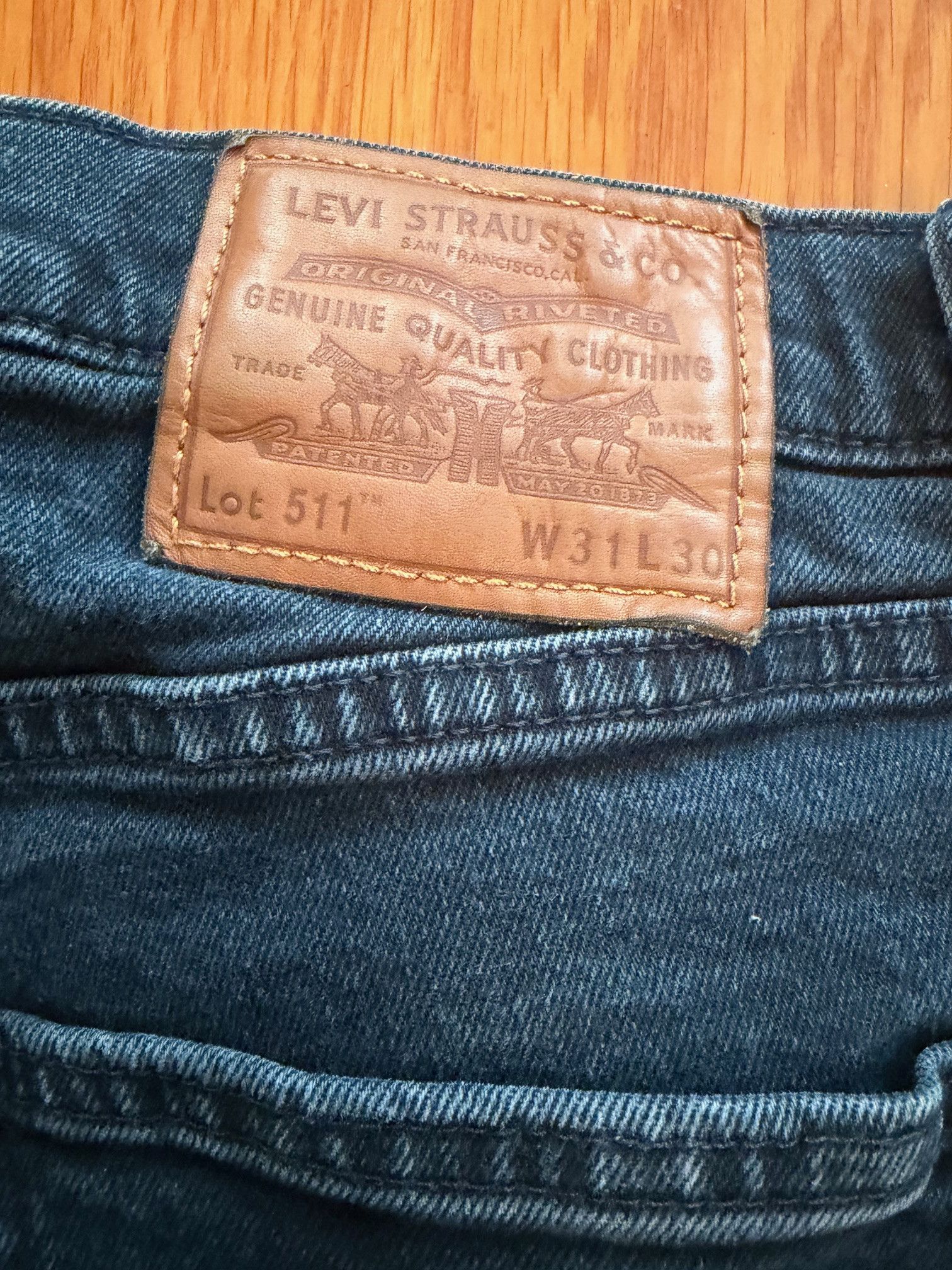 Levi's Levi’s 511 Big E Premium Denim Jeans Size US 31 - 5 Thumbnail