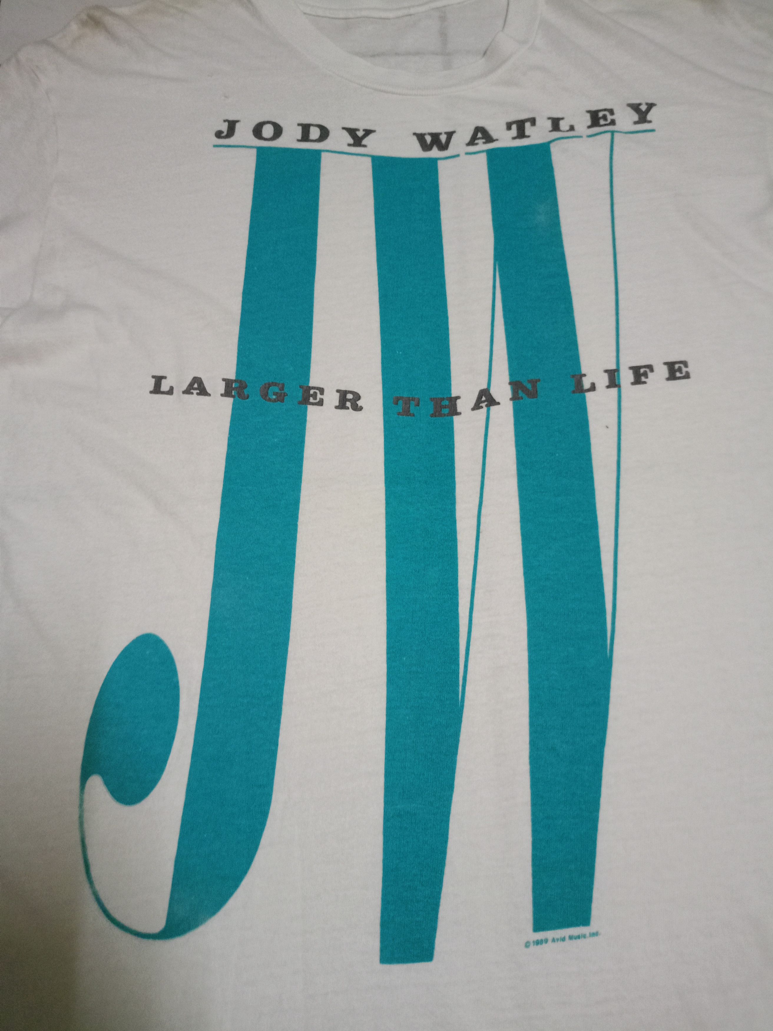 Band Tees × Vintage Vintage rare 80s Jody watley t shirt Size US L / EU 52-54 / 3 - 3 Thumbnail