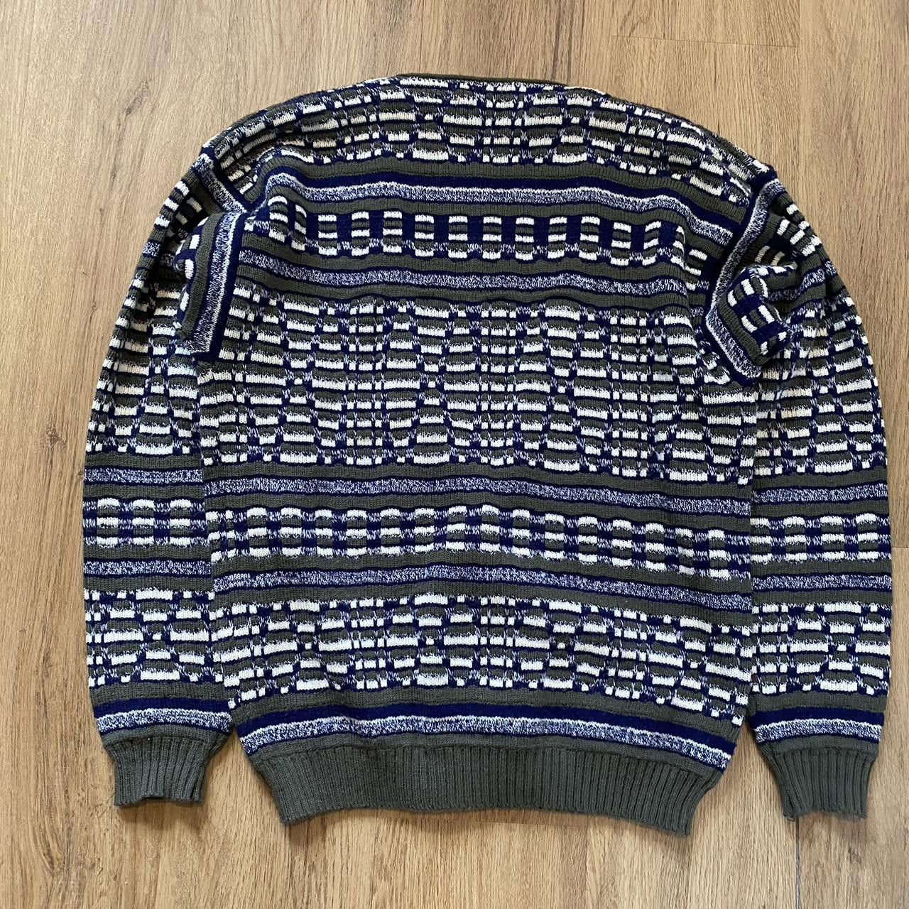 Other Green snd navy vintage cardigan Boxy Retro Size US S / EU 44-46 / 1 - 3 Thumbnail
