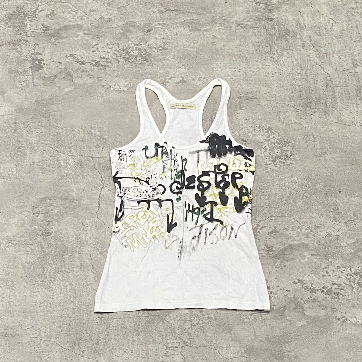 Balenciaga Balenciaga Graffiti Tank Top Size US XXS / EU 40 - 1 Thumbnail