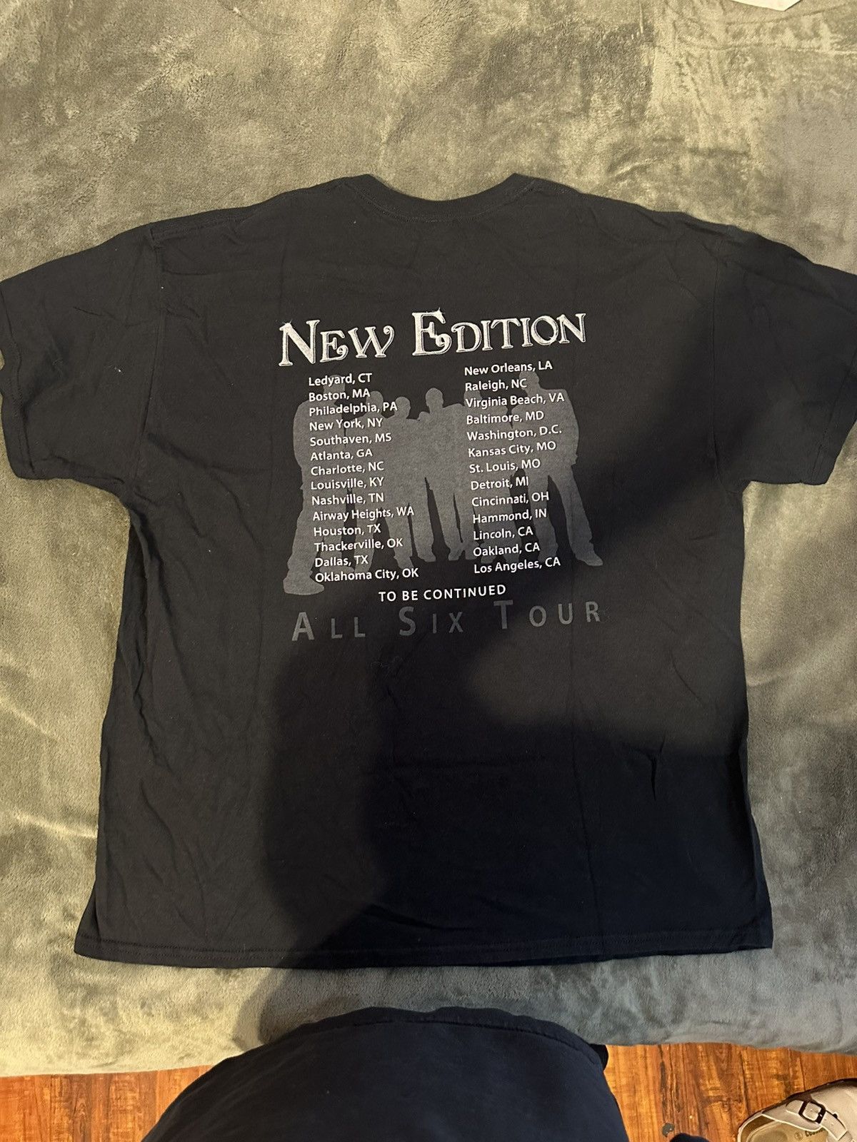 Vintage NEW EDITION ALL SIX TOUR Band T-shirt, Men's XL Size US XL / EU 56 / 4 - 4 Thumbnail