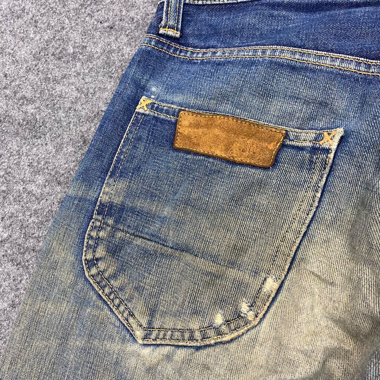 Evisu 💥Best Offer💥Vintage Evis Cowboy Selvegde Distressed Denim Size US 31 - 14 Thumbnail