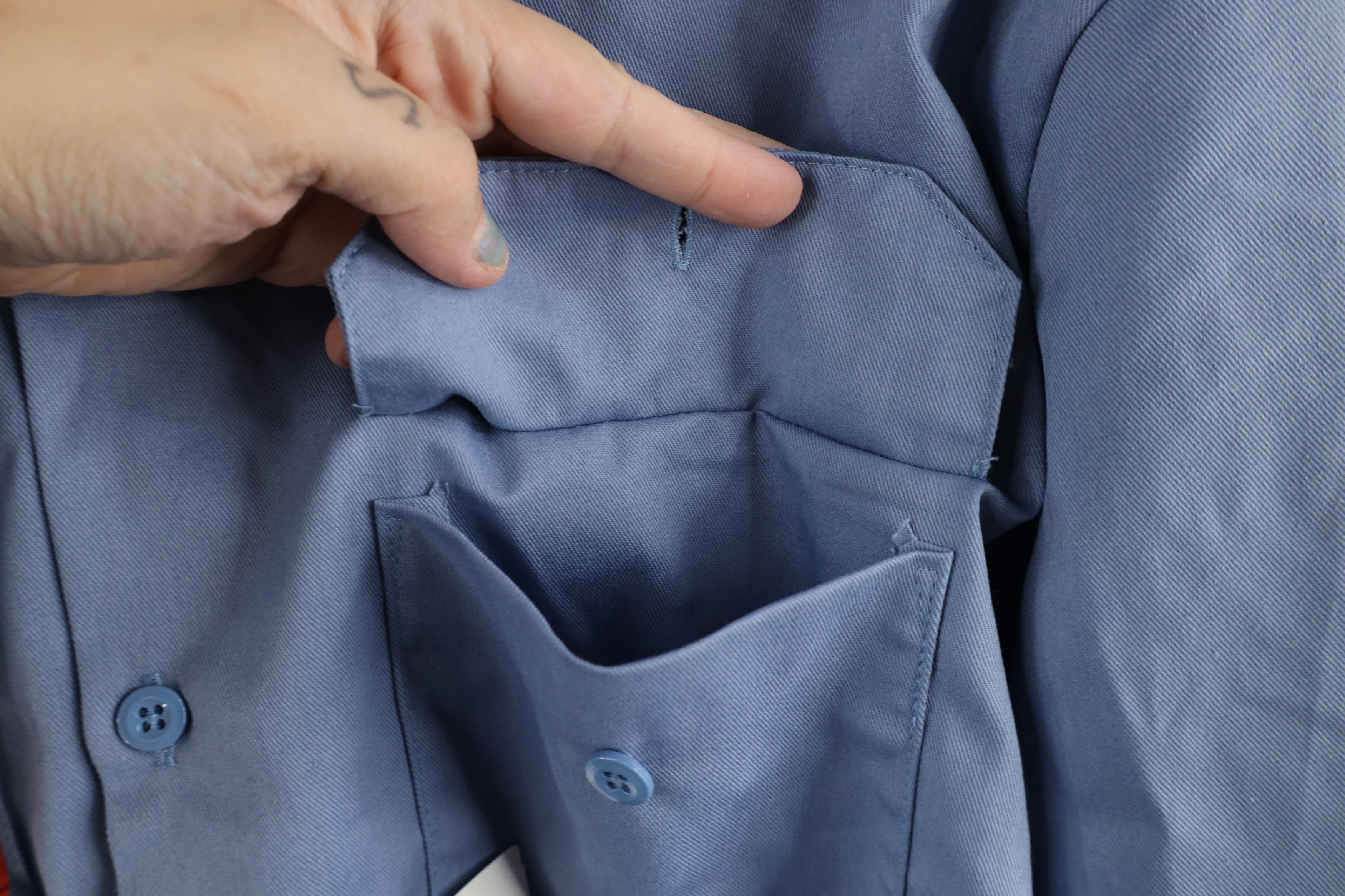 Dickies × Vintage Deadstock Vintage Dickies Out Original Fit Work Button Shirt Size US S / EU 44-46 / 1 - 7 Thumbnail