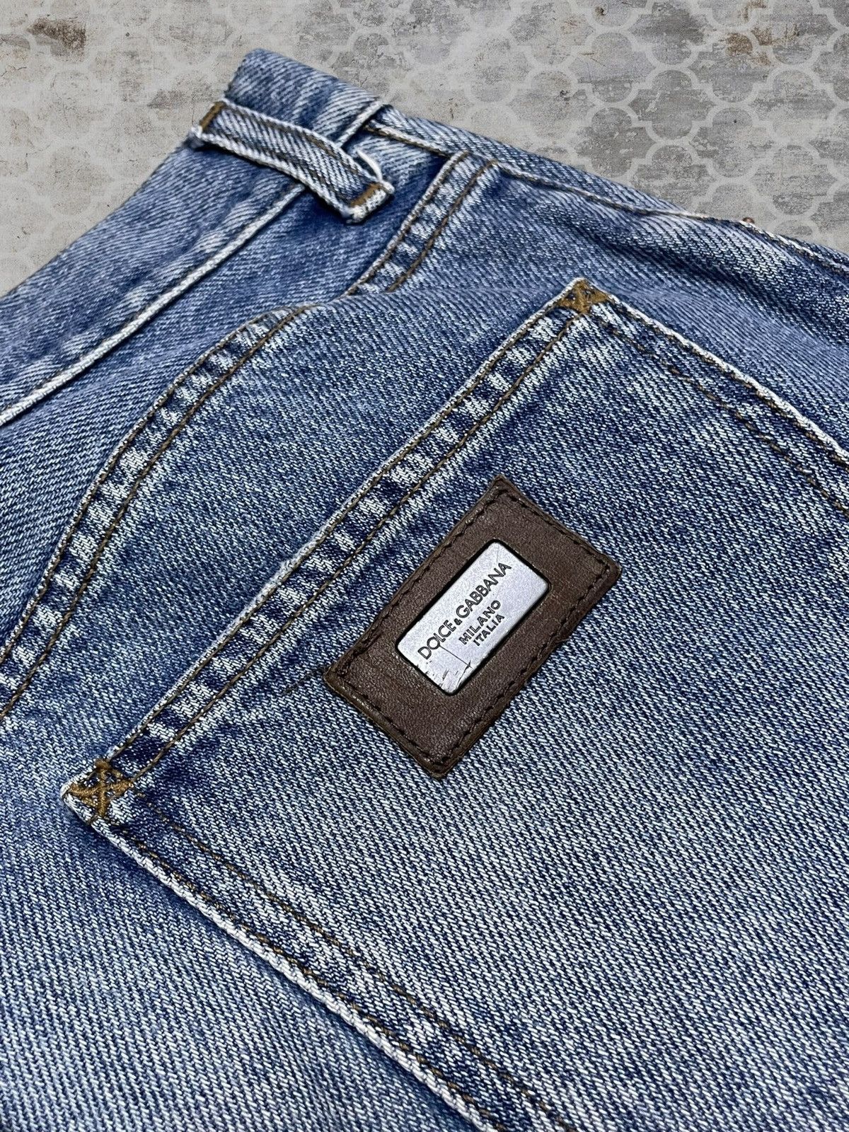 Dolce & Gabbana Vintage Authentic Designer Dolce & Gabbana Distressed Denim Size US 34 / EU 50 - 15 Thumbnail
