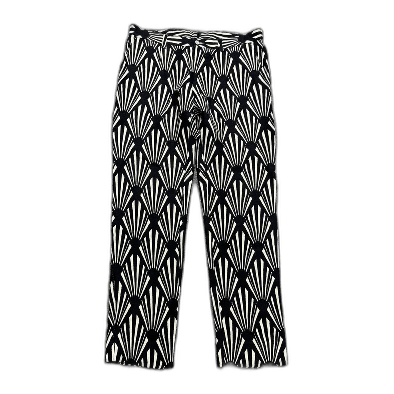 Dolce & Gabbana Black and white patterned casual pants-yf Size US 44 / EU 60 - 1 Thumbnail