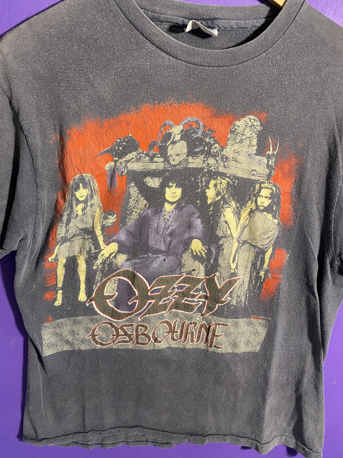 Band Tees Vintage 88/89 Ozzy Osbourne no rest for the wicked tour tee Size US M / EU 48-50 / 2 - 3 Thumbnail