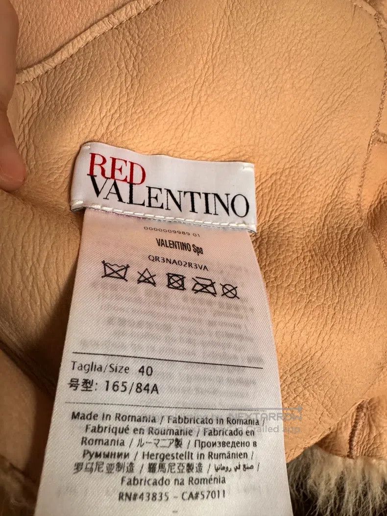 Valentino Valentino A short coat with nude pink fur Size S / US 4 / IT 40 - 8 Thumbnail