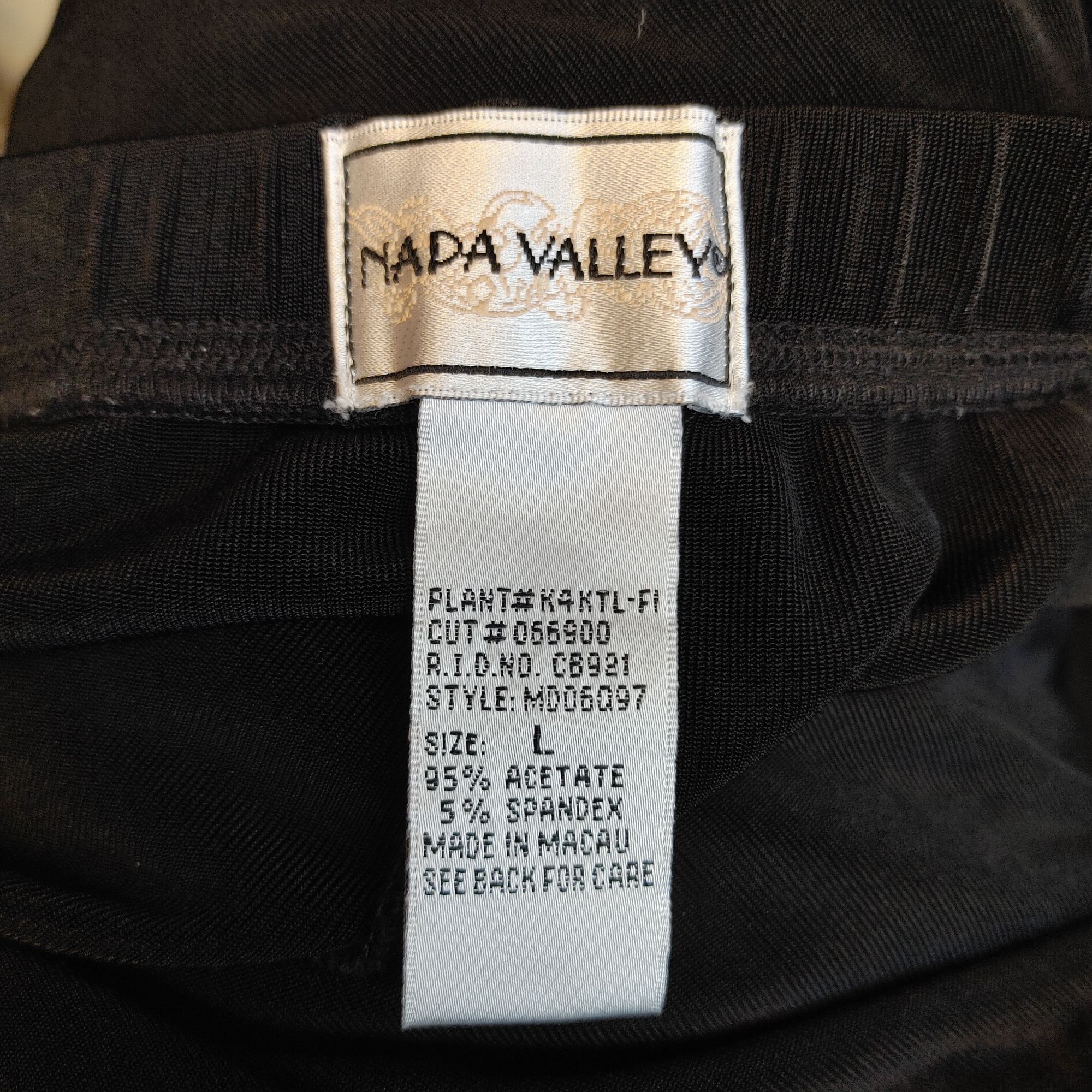 Other Napa Valley Women's Soft Black Velour Lounge Pants Large Size 40" / US 18 - 3 Thumbnail