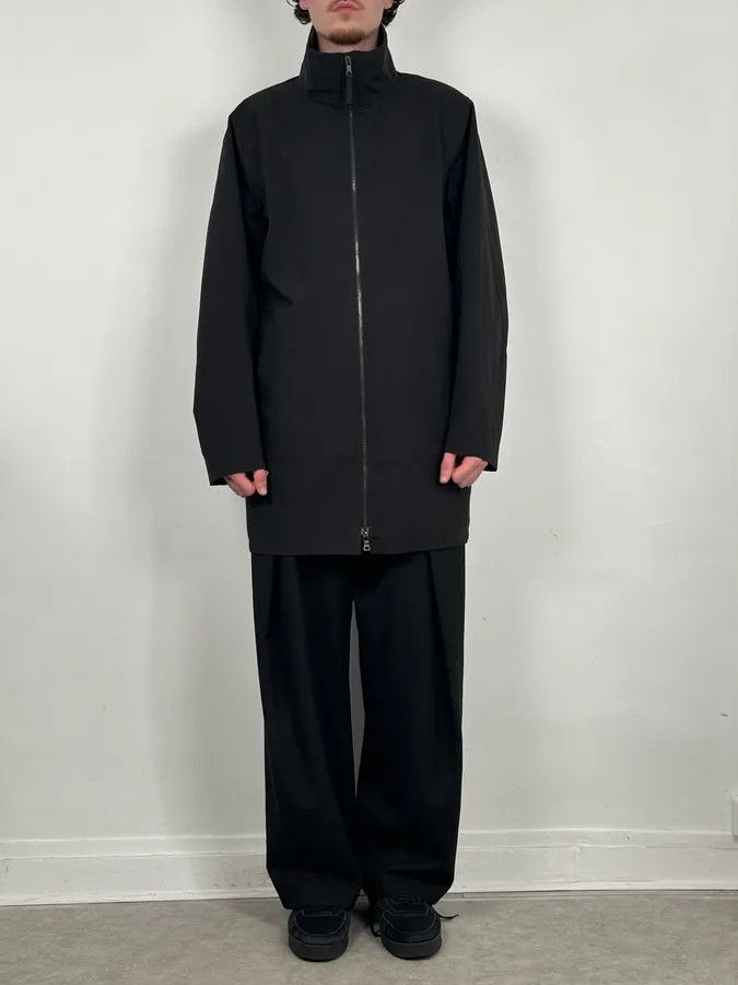 Prada AW2007 Prada Black Nylon Long Windbreaker Jacket Size US L / EU 52-54 / 3 - 2 Thumbnail
