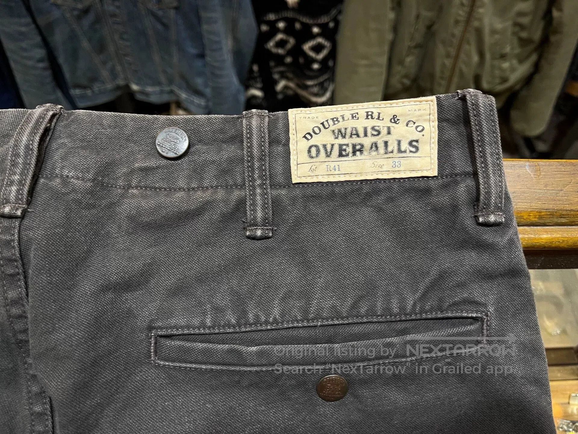 RRL Ralph Lauren rare rrl thick canvas work pants. Size US 33 - 5 Thumbnail