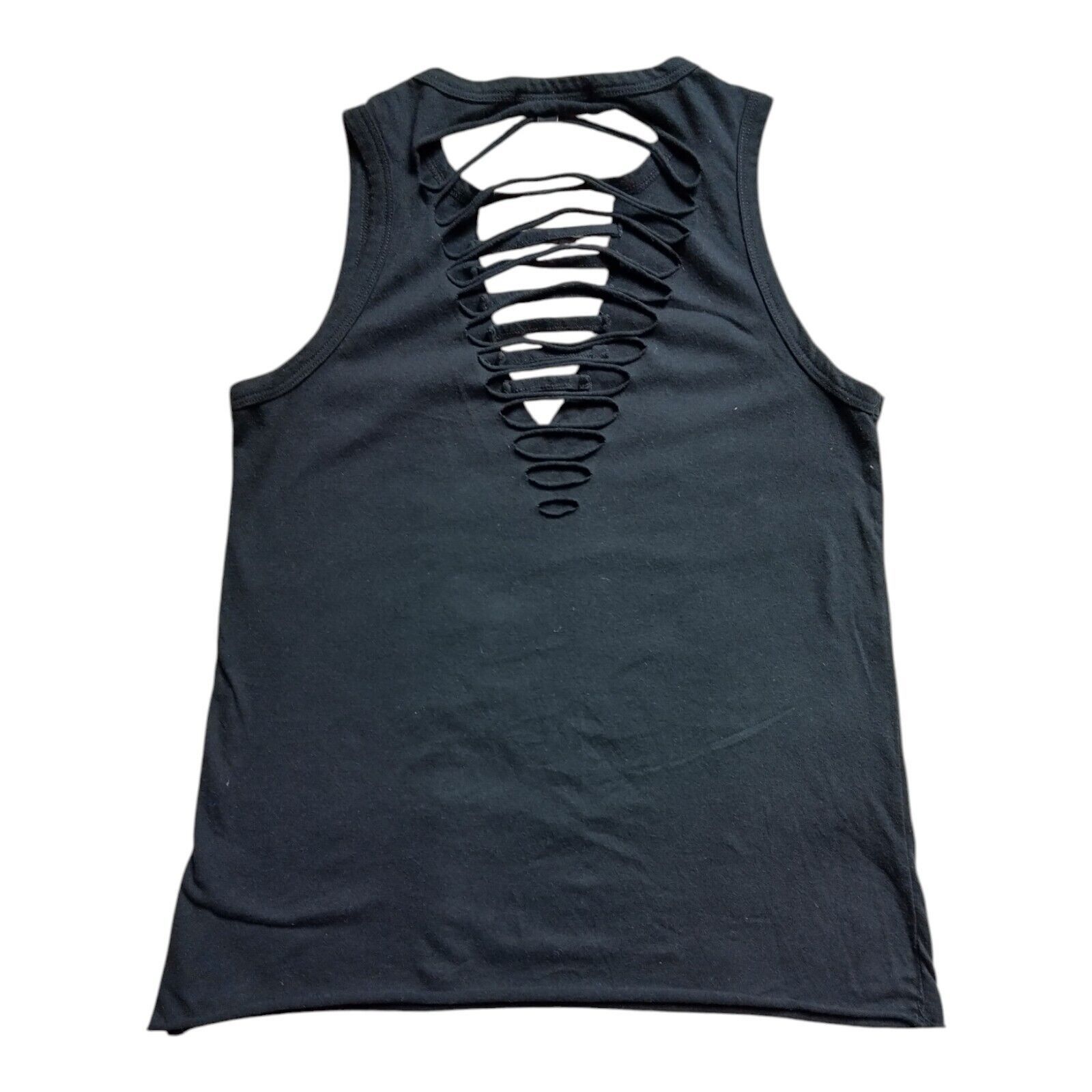 Almost Famous Women's Almost Famous Skull Tank Top, Medium, Cut Out Size M / US 6-8 / IT 42-44 - 2 Thumbnail