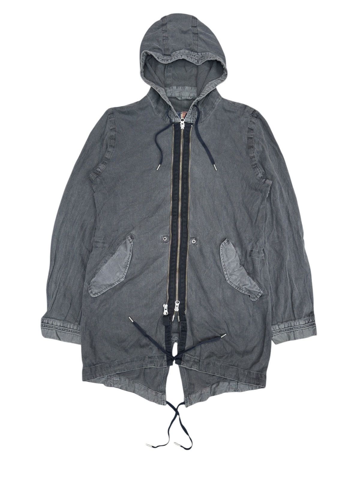 If Six Was Nine × Le Grande Bleu (L.G.B.) × PPFM PPFM Parka Long Tail japan made Size US M / EU 48-50 / 2 - 1 Thumbnail