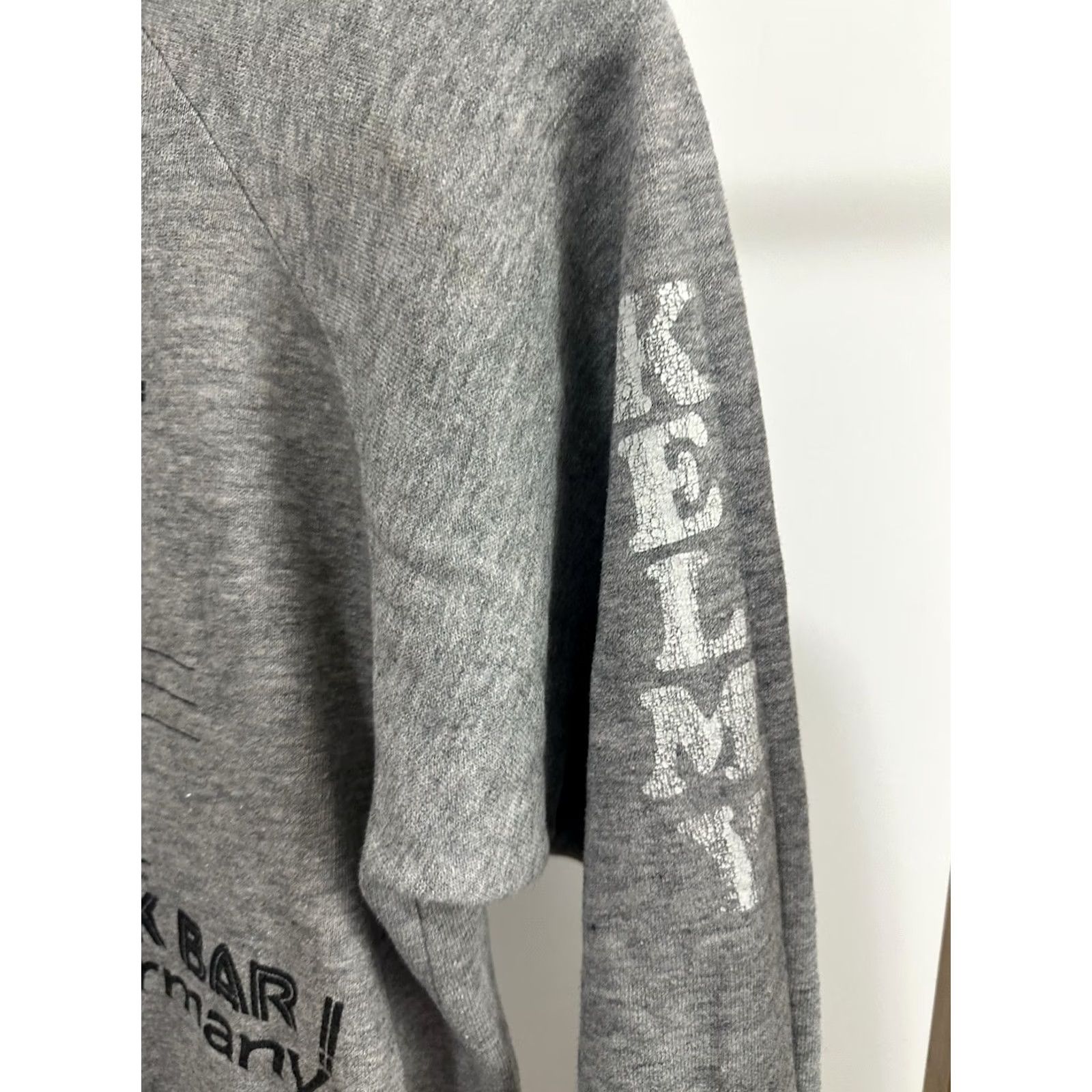 Vintage VTG 80s Snoopy Meet Me At Zee Snack Bar Germany Raglan Sweatshirt M Gray Mens Size US M / EU 48-50 / 2 - 5 Thumbnail