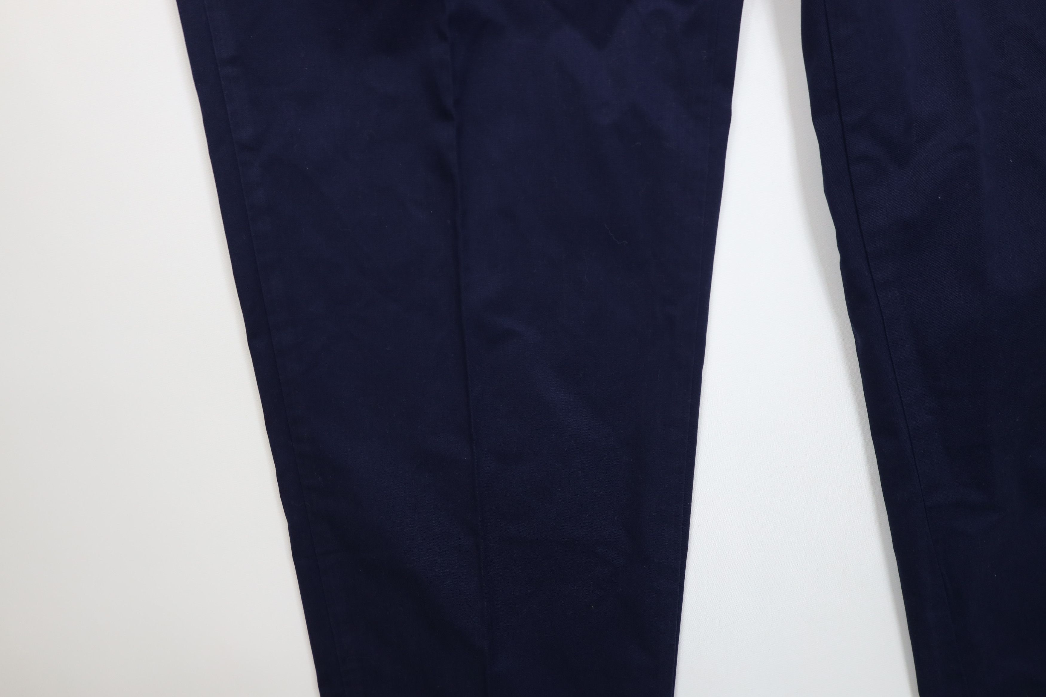 Ralph Lauren Vintage 90s Ralph Lauren Wide Leg Chino Pants Navy Blue Size US 32 / EU 48 - 5 Thumbnail