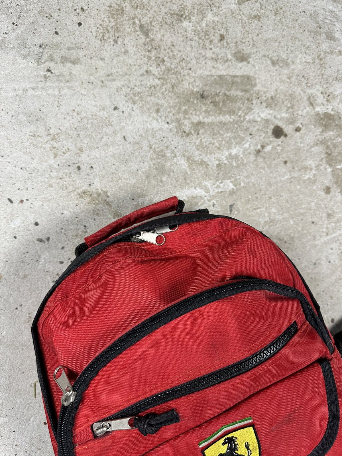 Ferrari Vintage Y2K Ferrari Red Back Pack Bag Size ONE SIZE - 6 Thumbnail
