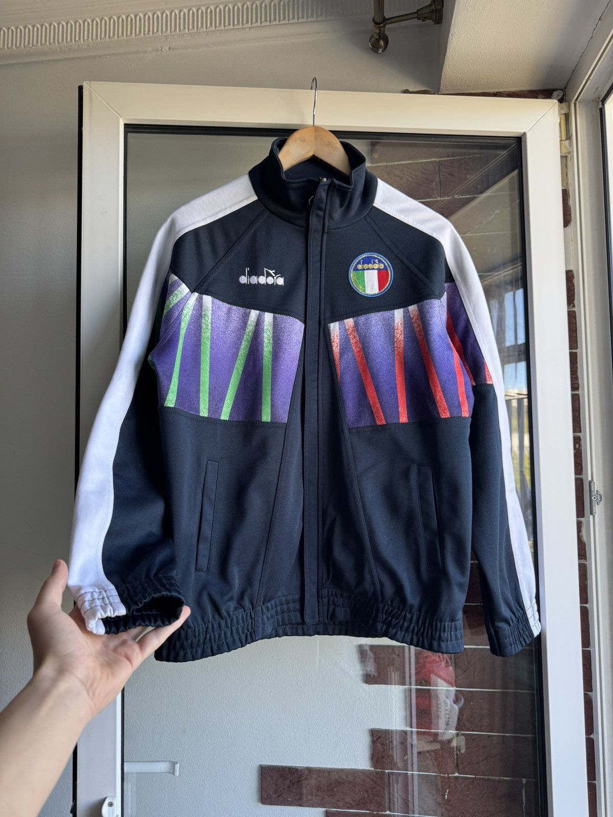 Diadora Retro Diadora Italy Word Cup 1994 Zip Hoodie Size US S / EU 44-46 / 1 - 3 Thumbnail