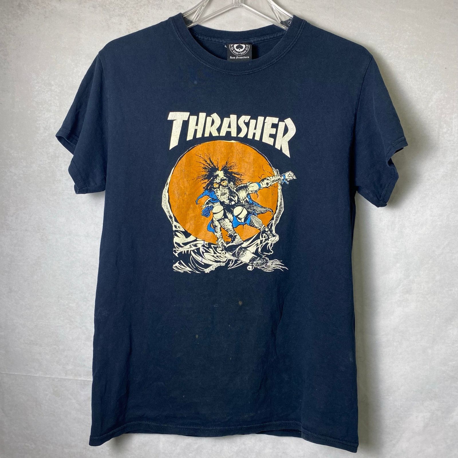 Thrasher Vintage Thrasher Skateboard Pushead 90s T-Shirt