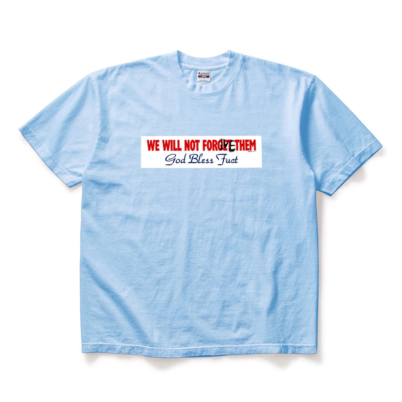 FUCT Fuct - GOD BLESS FUCT TEE POWDER BLUE / XXL Size US XXL / EU 58 / 5 - 1 Preview